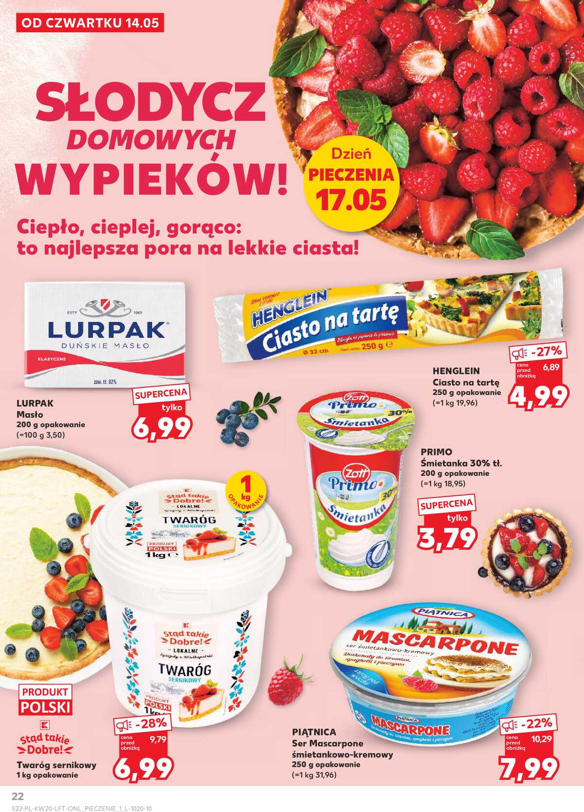 Leták Kaufland Polsko 14.5.-20.5.2026 - Noviny týdne strana 22