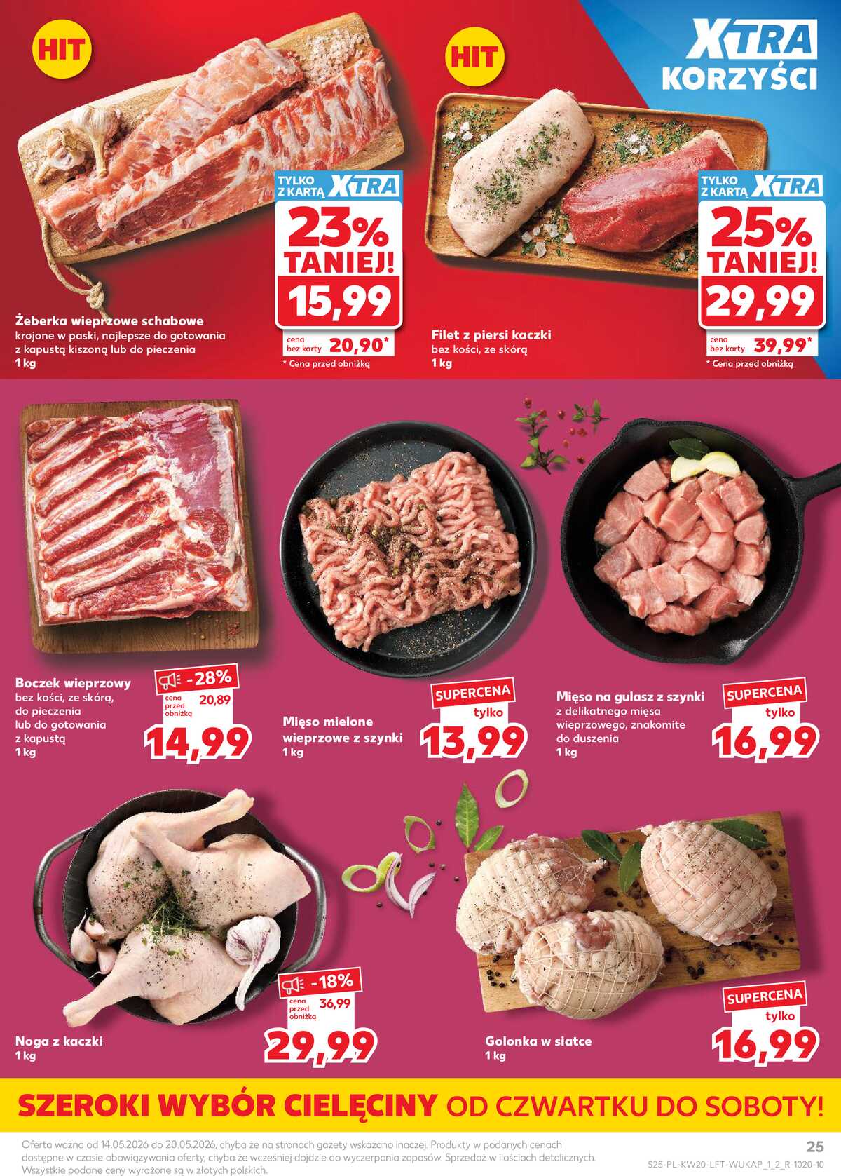 Leták Kaufland Polsko 14.5.-20.5.2026 - Noviny týdne strana 25