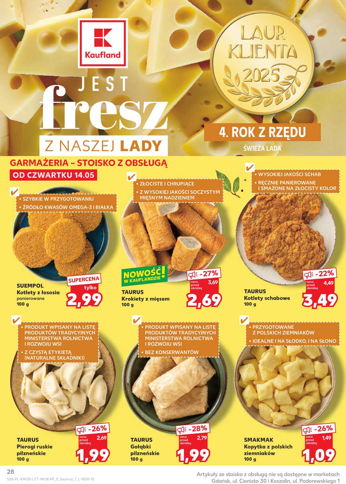 Leták Kaufland Polsko 14.5.-20.5.2026 - Noviny týdne strana 28