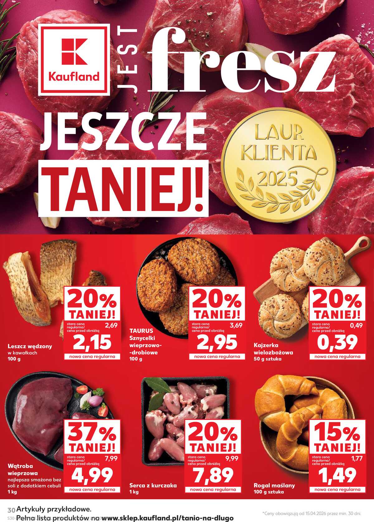 Leták Kaufland Polsko 14.5.-20.5.2026 - Noviny týdne strana 30