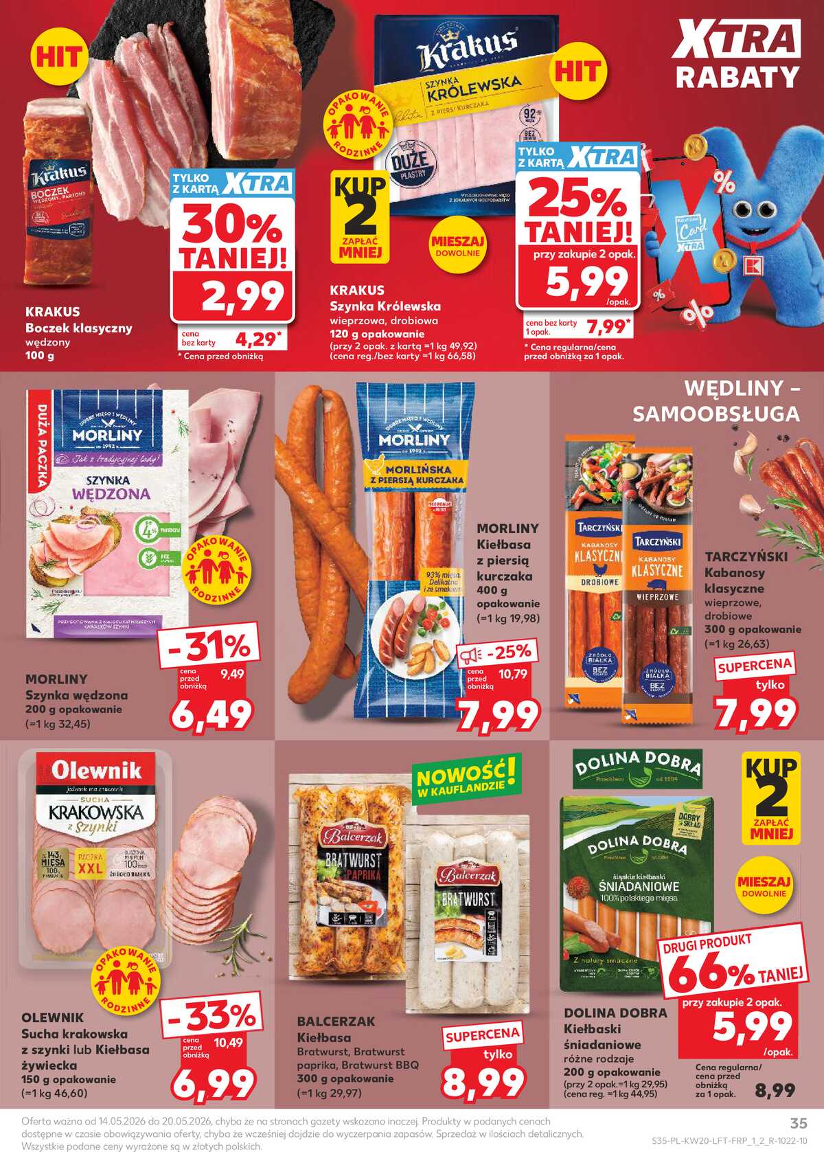 Leták Kaufland Polsko 14.5.-20.5.2026 - Noviny týdne strana 35