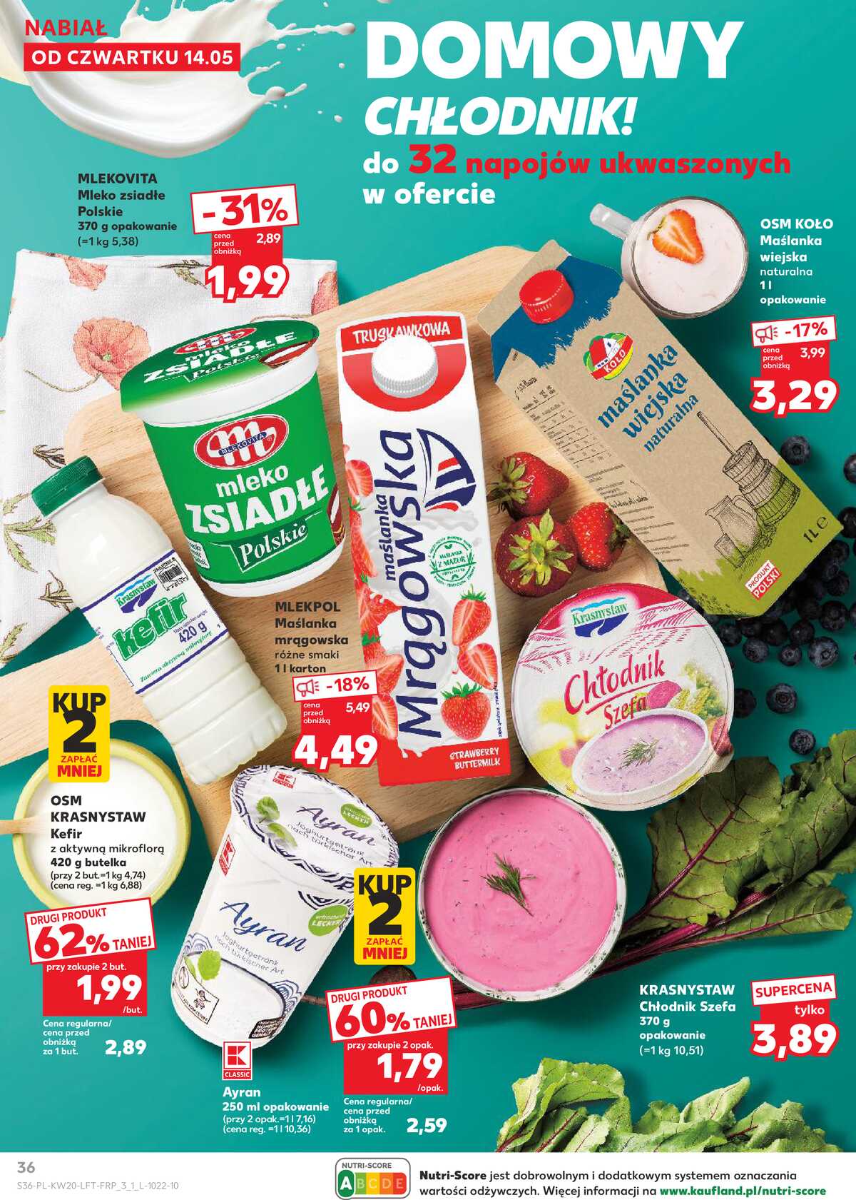 Leták Kaufland Polsko 14.5.-20.5.2026 - Noviny týdne strana 36