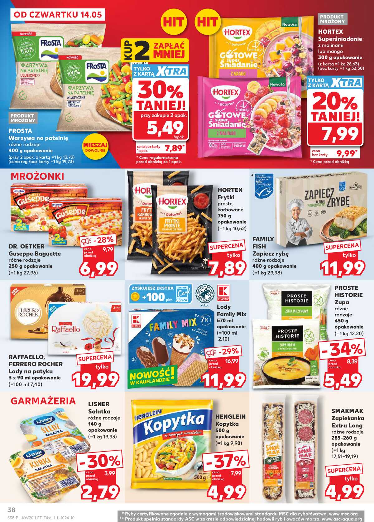 Leták Kaufland Polsko 14.5.-20.5.2026 - Noviny týdne strana 38