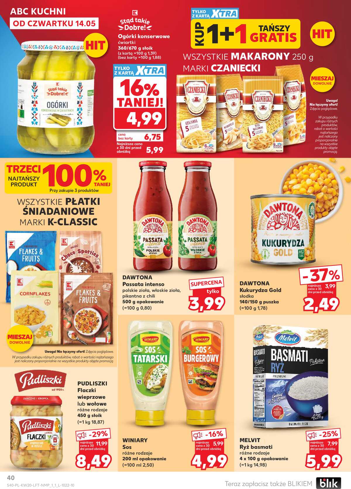 Leták Kaufland Polsko 14.5.-20.5.2026 - Noviny týdne strana 40