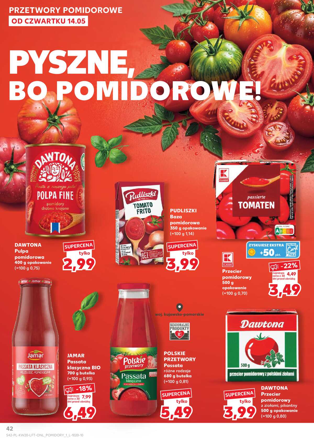 Leták Kaufland Polsko 14.5.-20.5.2026 - Noviny týdne strana 42