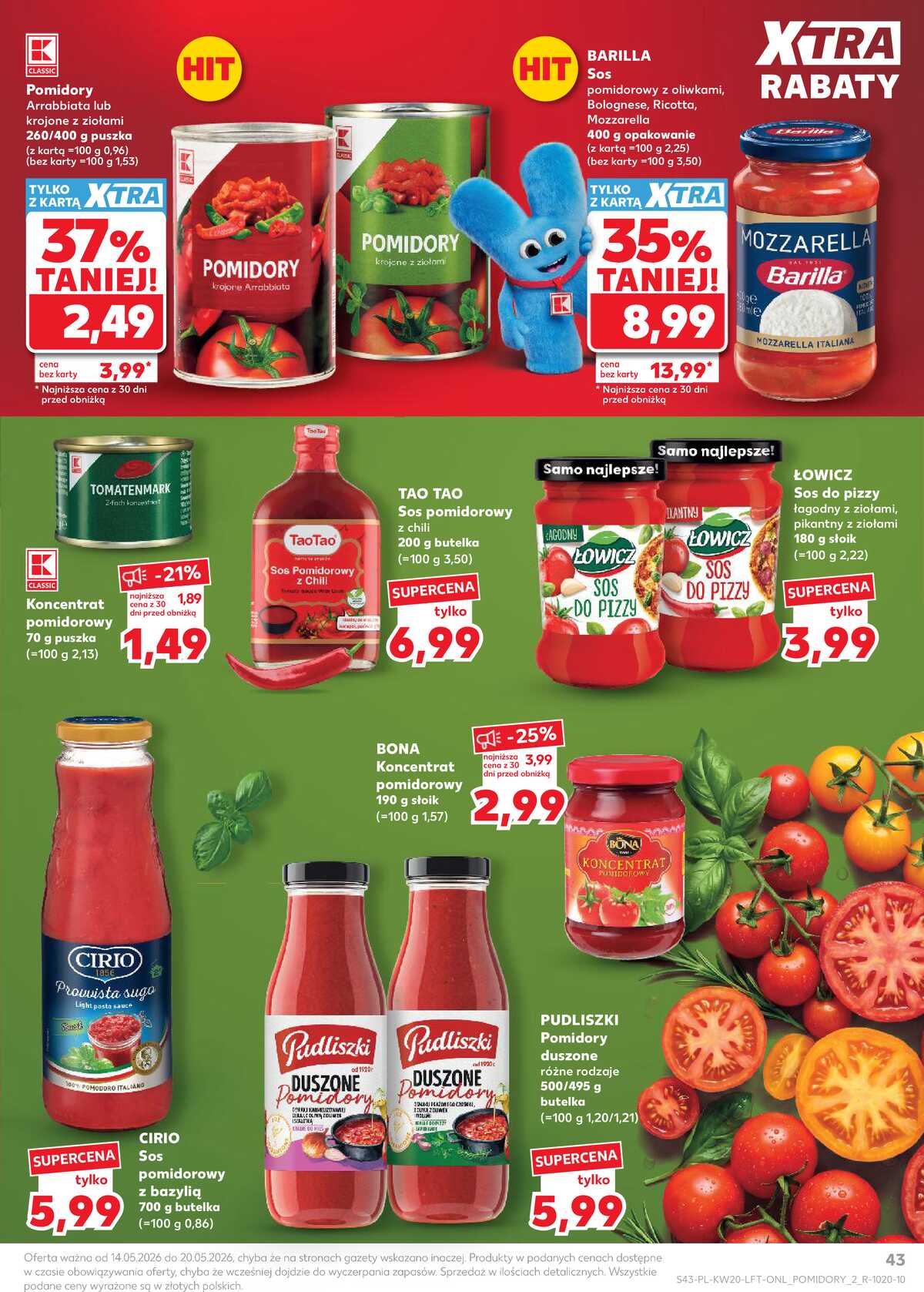 Leták Kaufland Polsko 14.5.-20.5.2026 - Noviny týdne strana 43