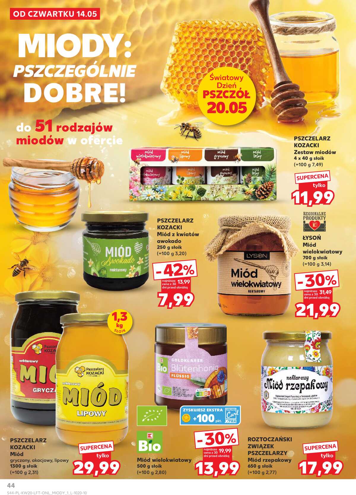 Leták Kaufland Polsko 14.5.-20.5.2026 - Noviny týdne strana 44