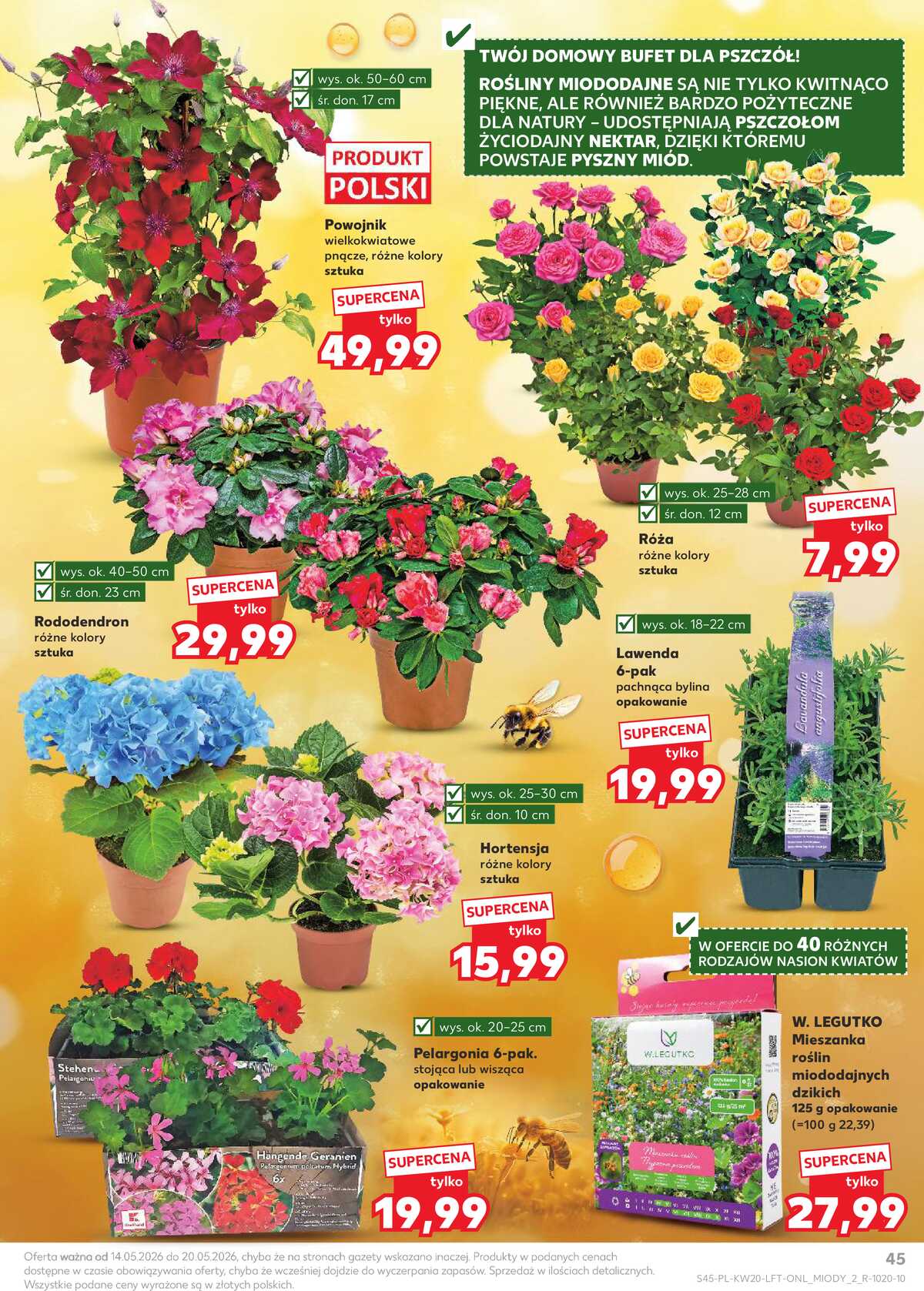 Leták Kaufland Polsko 14.5.-20.5.2026 - Noviny týdne strana 45