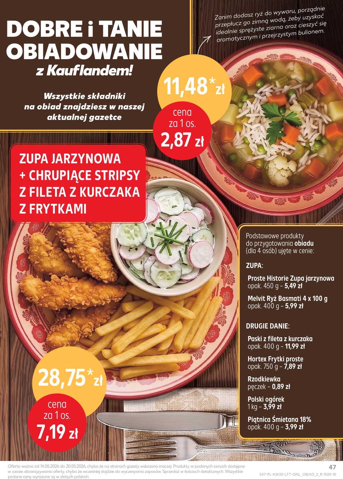 Leták Kaufland Polsko 14.5.-20.5.2026 - Noviny týdne strana 47