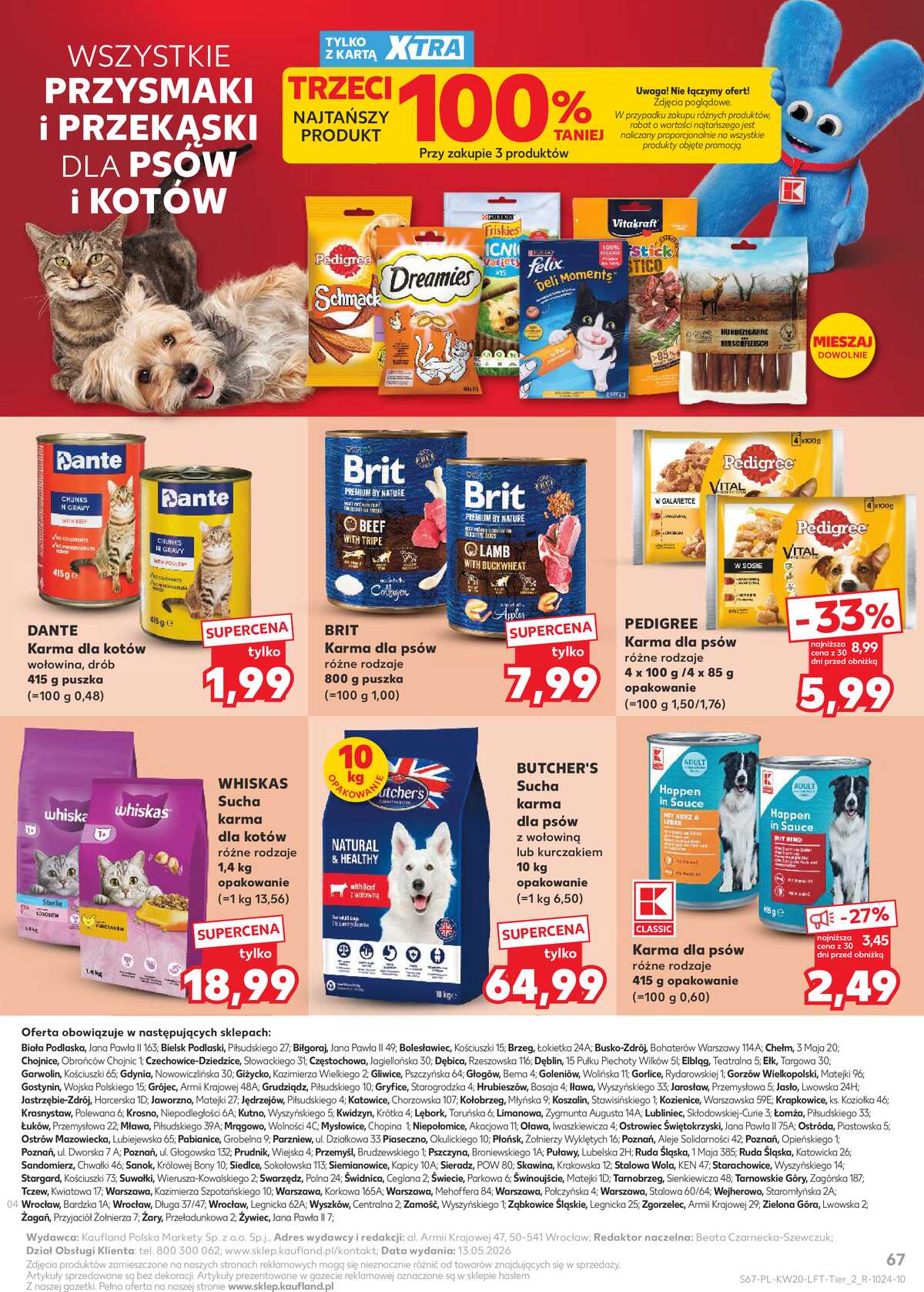 Leták Kaufland Polsko 14.5.-20.5.2026 - Noviny týdne strana 67