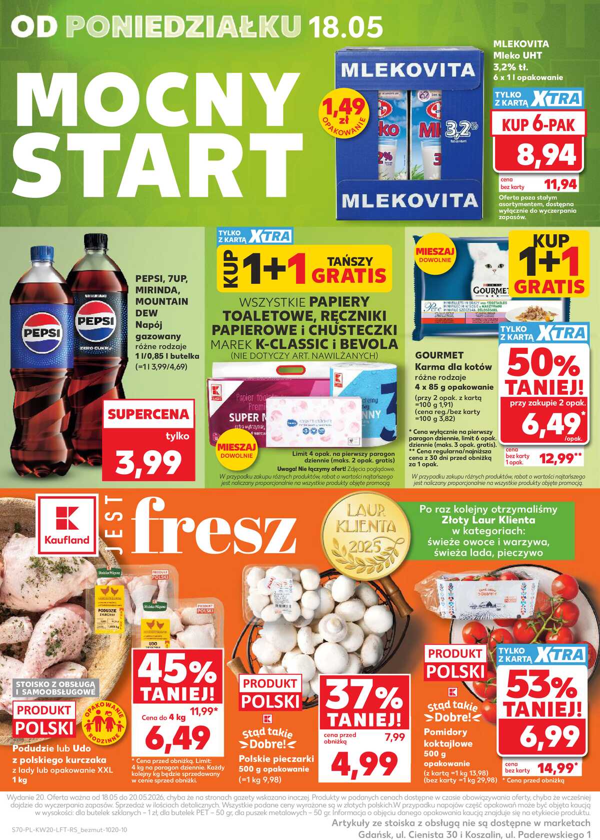 Leták Kaufland Polsko 14.5.-20.5.2026 - Noviny týdne strana 70