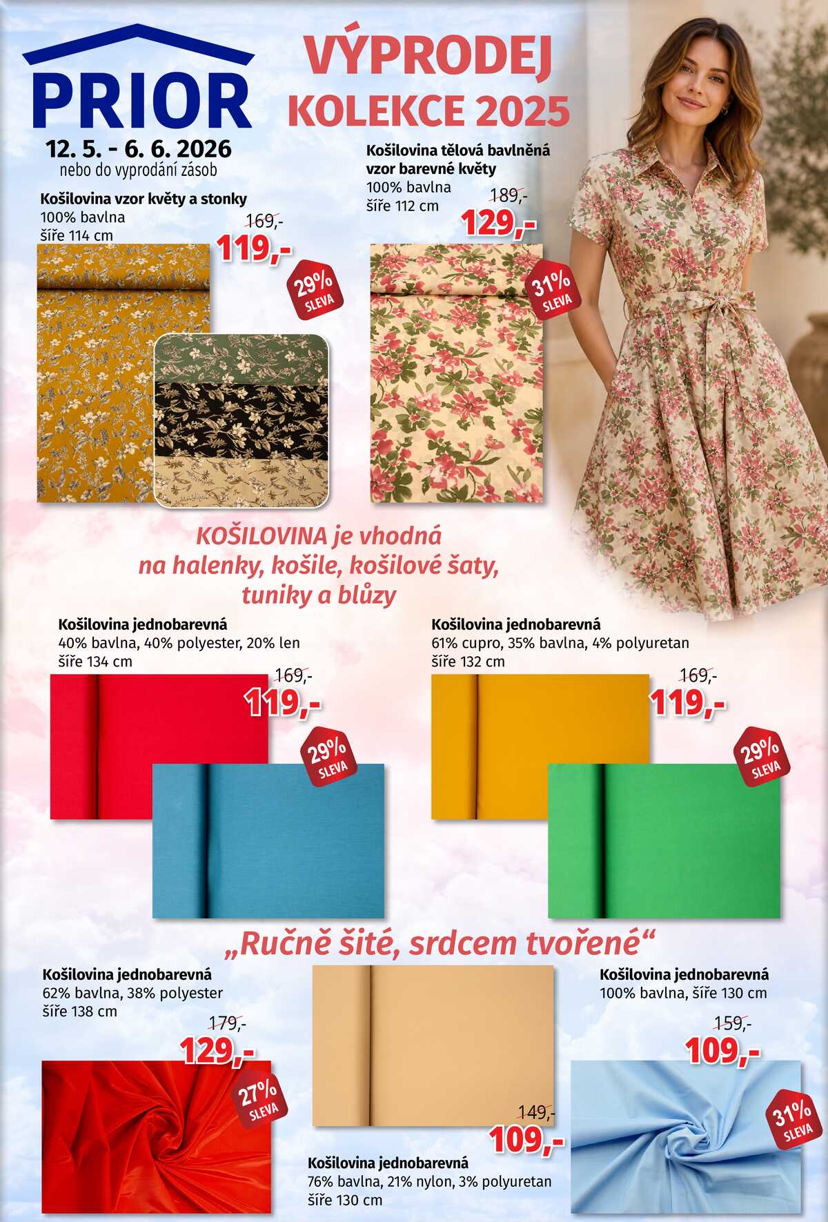 Prior Oděvní a Bytové látky do 6.6. strana 1