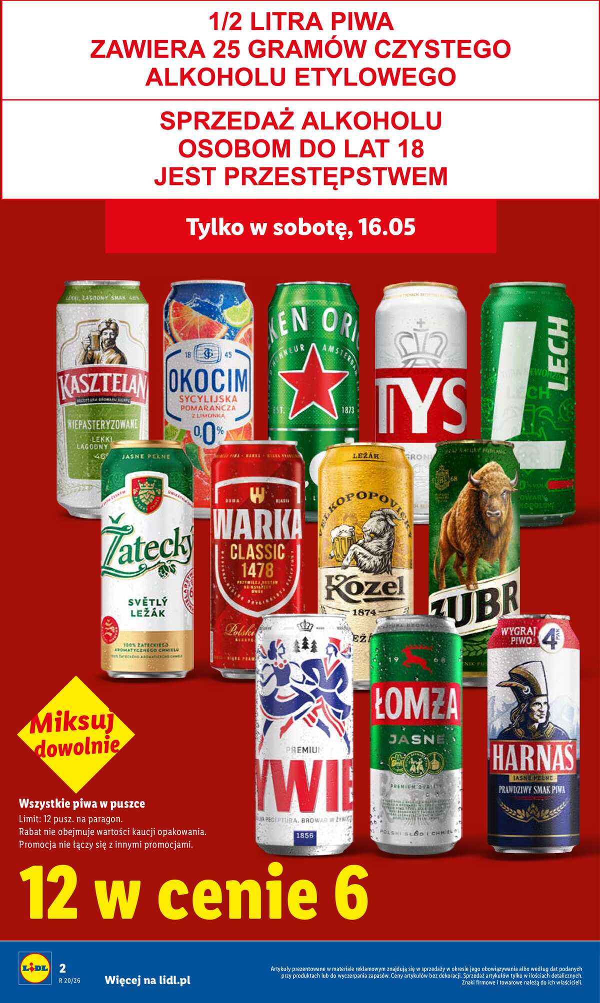Leták Lidl Polsko 14.5.-16.5.2026 - Zpravodaj platný od 14.05 do 16.05 strana 2