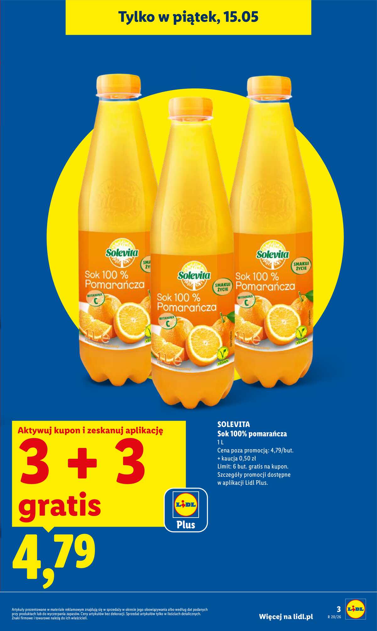 Leták Lidl Polsko 14.5.-16.5.2026 - Zpravodaj platný od 14.05 do 16.05 strana 3