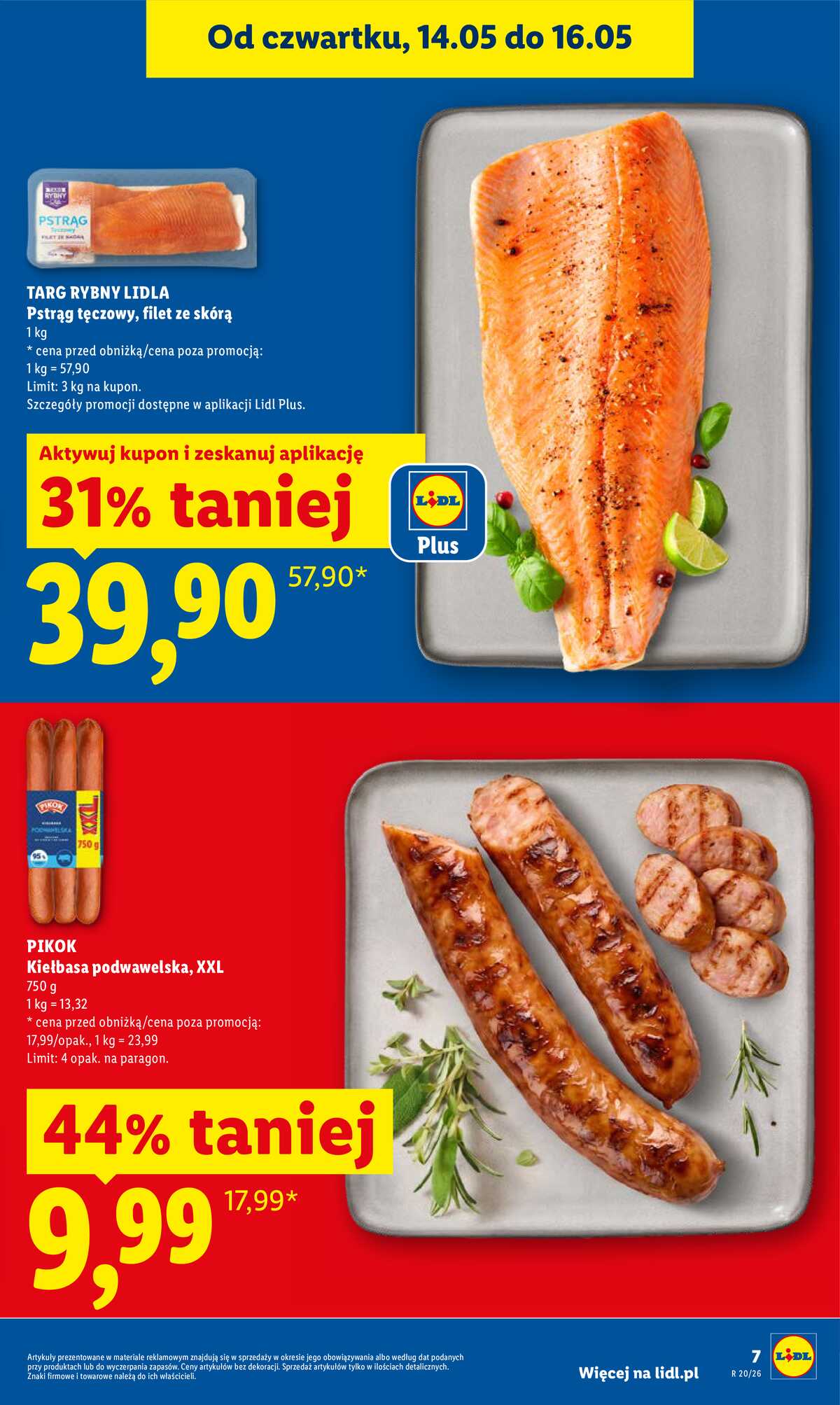 Leták Lidl Polsko 14.5.-16.5.2026 - Zpravodaj platný od 14.05 do 16.05 strana 7