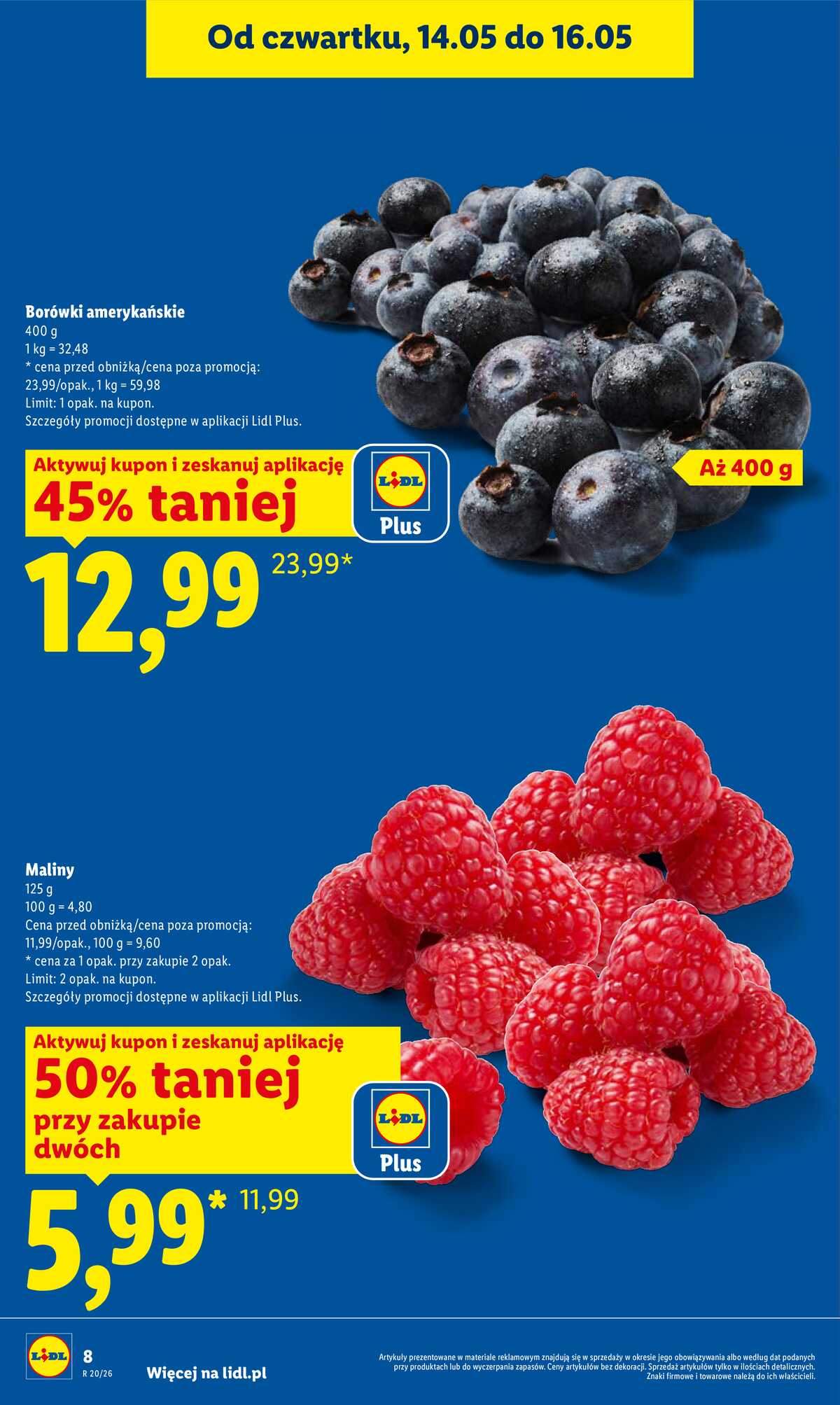 Leták Lidl Polsko 14.5.-16.5.2026 - Zpravodaj platný od 14.05 do 16.05 strana 8
