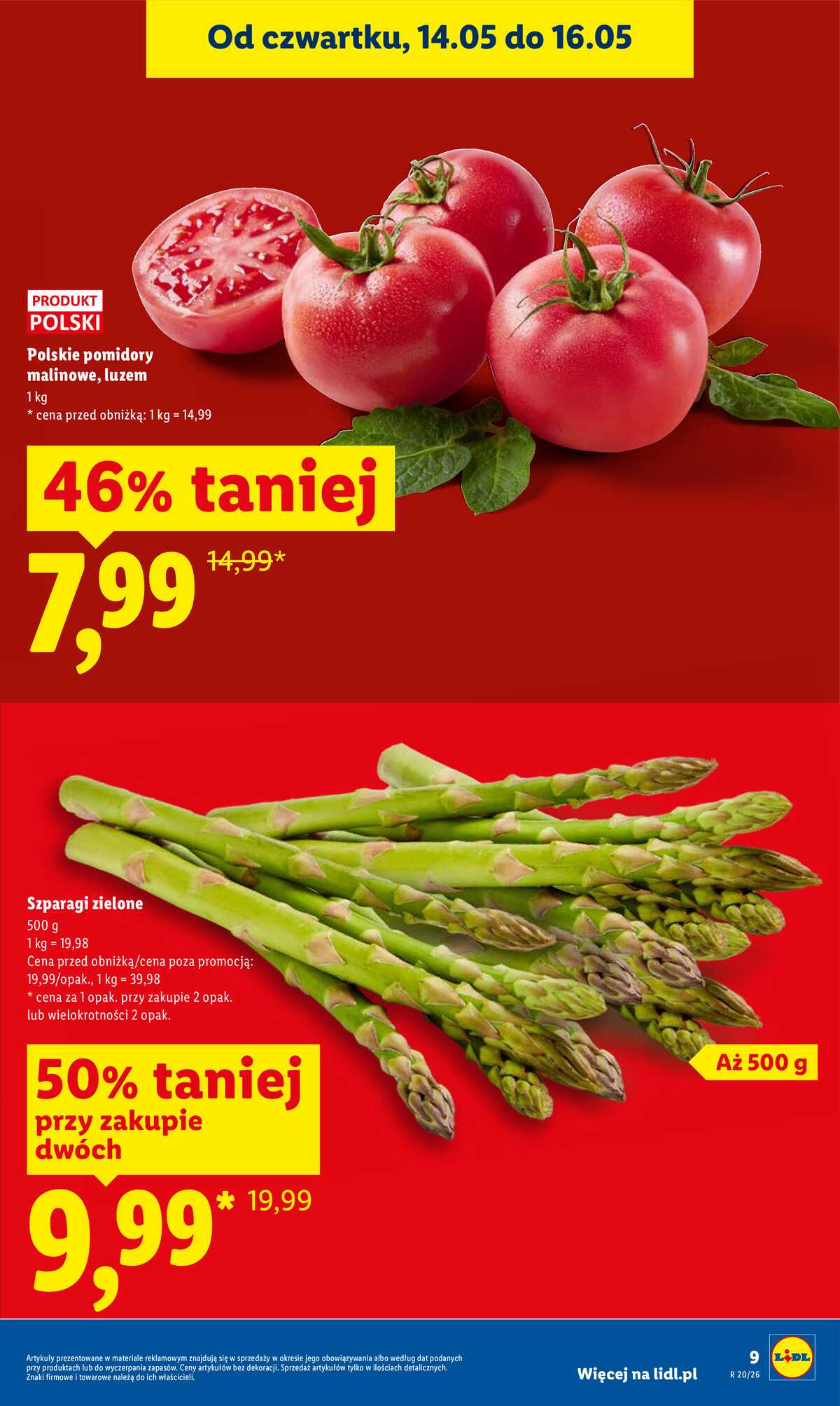 Leták Lidl Polsko 14.5.-16.5.2026 - Zpravodaj platný od 14.05 do 16.05 strana 9