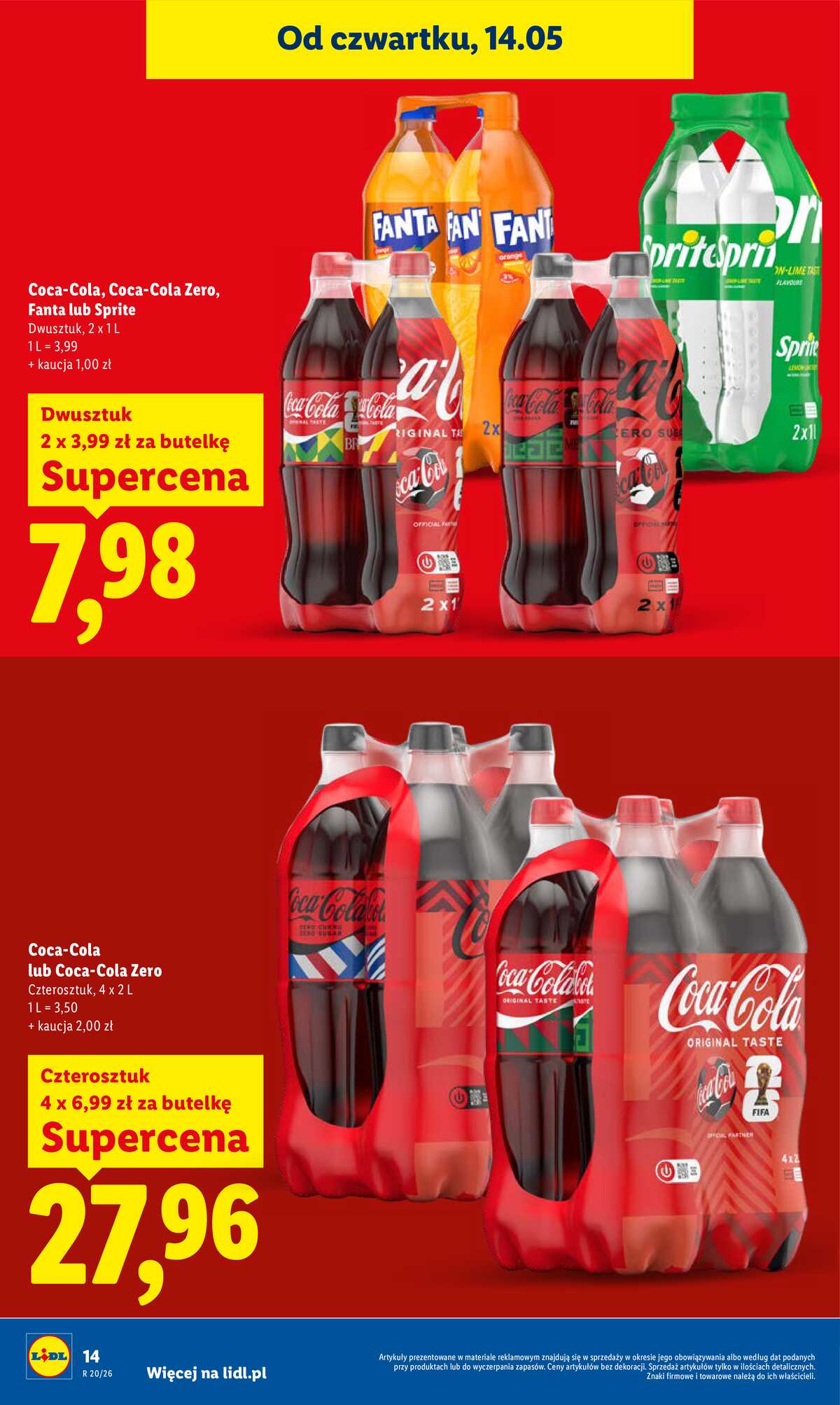 Leták Lidl Polsko 14.5.-16.5.2026 - Zpravodaj platný od 14.05 do 16.05 strana 14