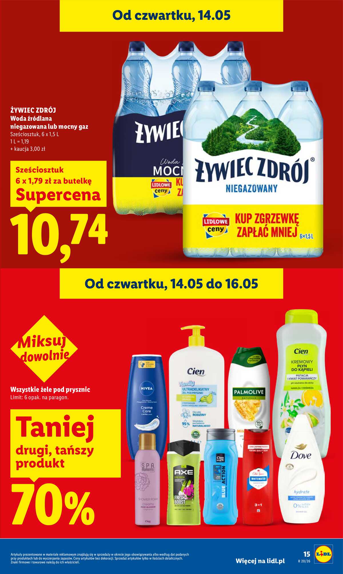 Leták Lidl Polsko 14.5.-16.5.2026 - Zpravodaj platný od 14.05 do 16.05 strana 15