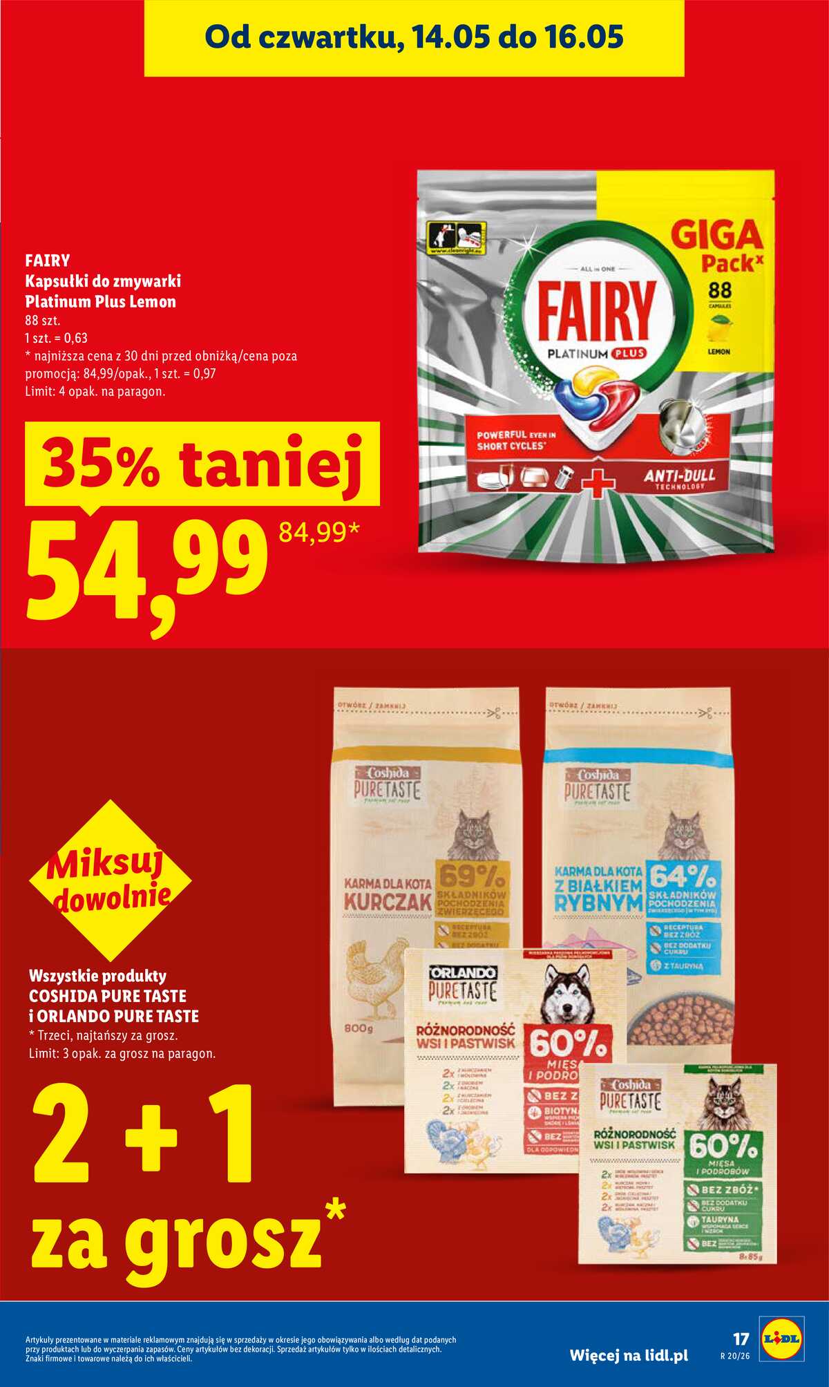 Leták Lidl Polsko 14.5.-16.5.2026 - Zpravodaj platný od 14.05 do 16.05 strana 17