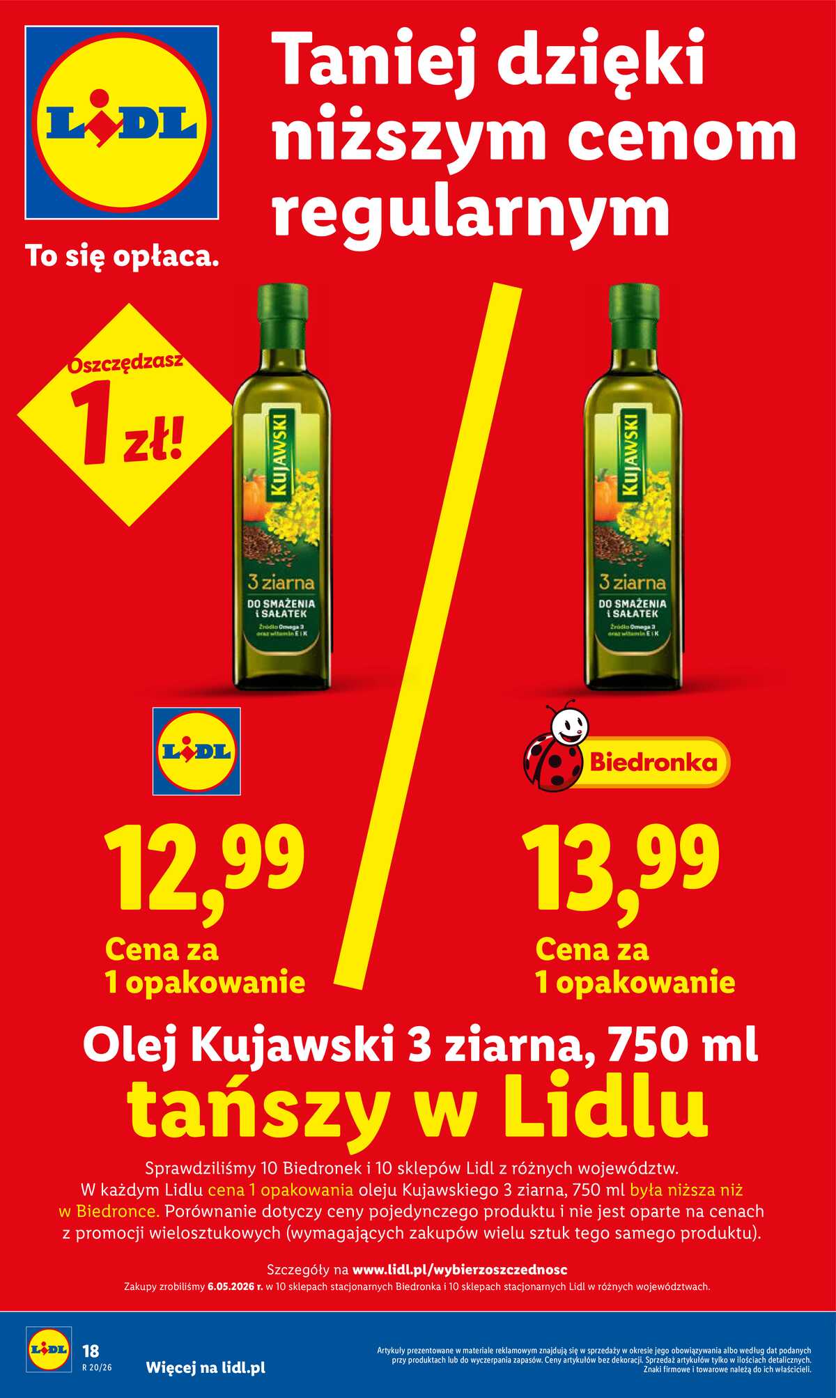 Leták Lidl Polsko 14.5.-16.5.2026 - Zpravodaj platný od 14.05 do 16.05 strana 18