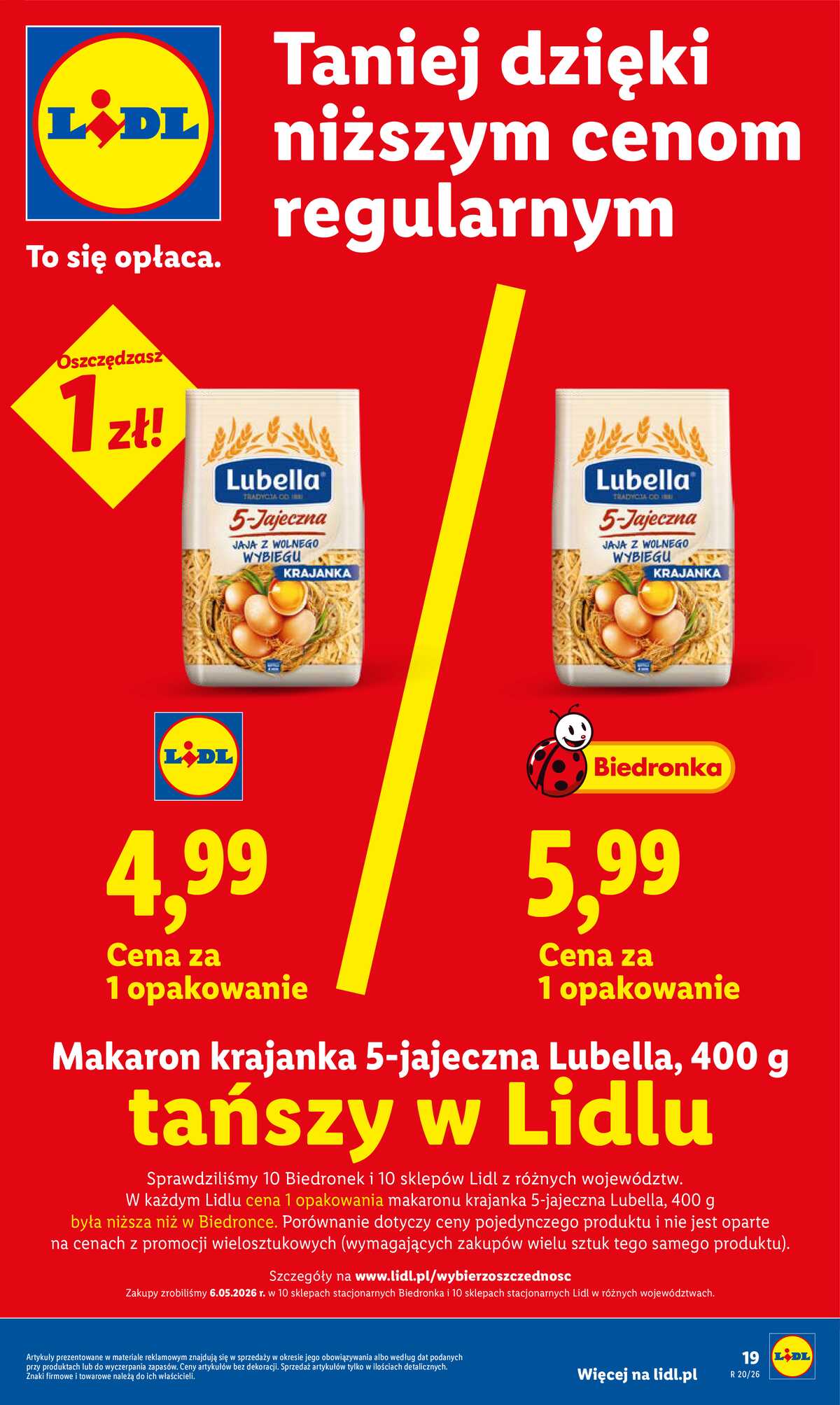 Leták Lidl Polsko 14.5.-16.5.2026 - Zpravodaj platný od 14.05 do 16.05 strana 19