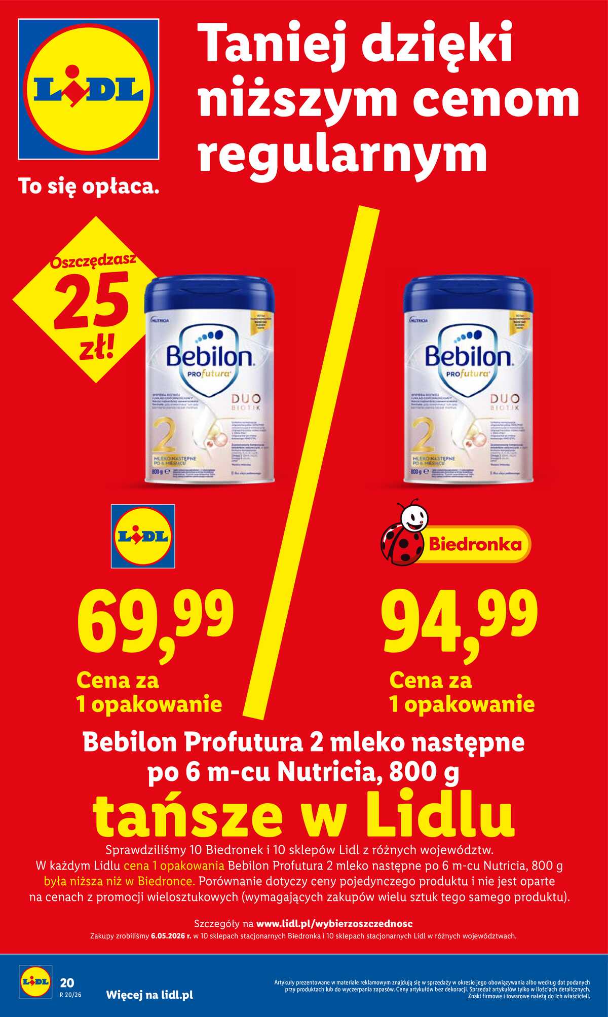 Leták Lidl Polsko 14.5.-16.5.2026 - Zpravodaj platný od 14.05 do 16.05 strana 20
