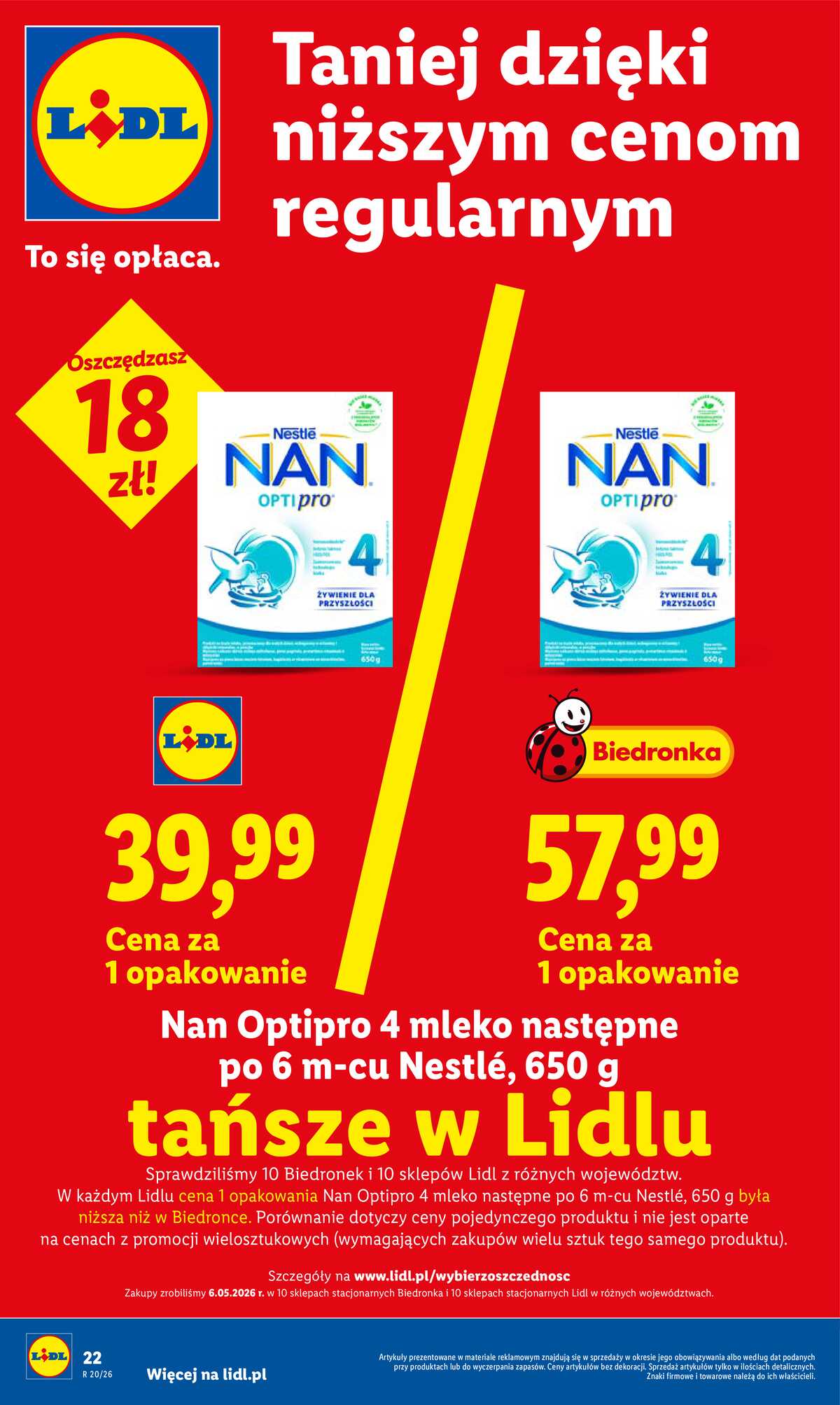 Leták Lidl Polsko 14.5.-16.5.2026 - Zpravodaj platný od 14.05 do 16.05 strana 22
