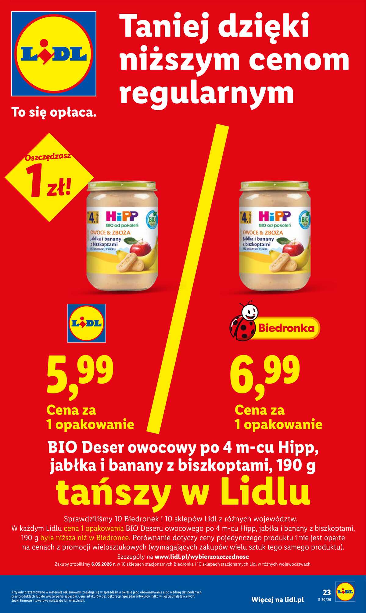 Leták Lidl Polsko 14.5.-16.5.2026 - Zpravodaj platný od 14.05 do 16.05 strana 23