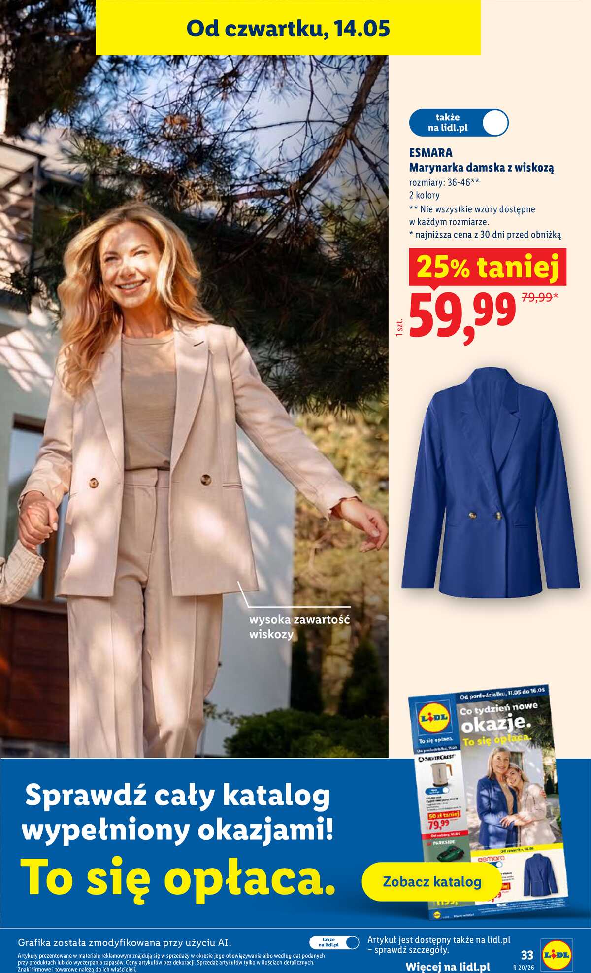 Leták Lidl Polsko 14.5.-16.5.2026 - Zpravodaj platný od 14.05 do 16.05 strana 33