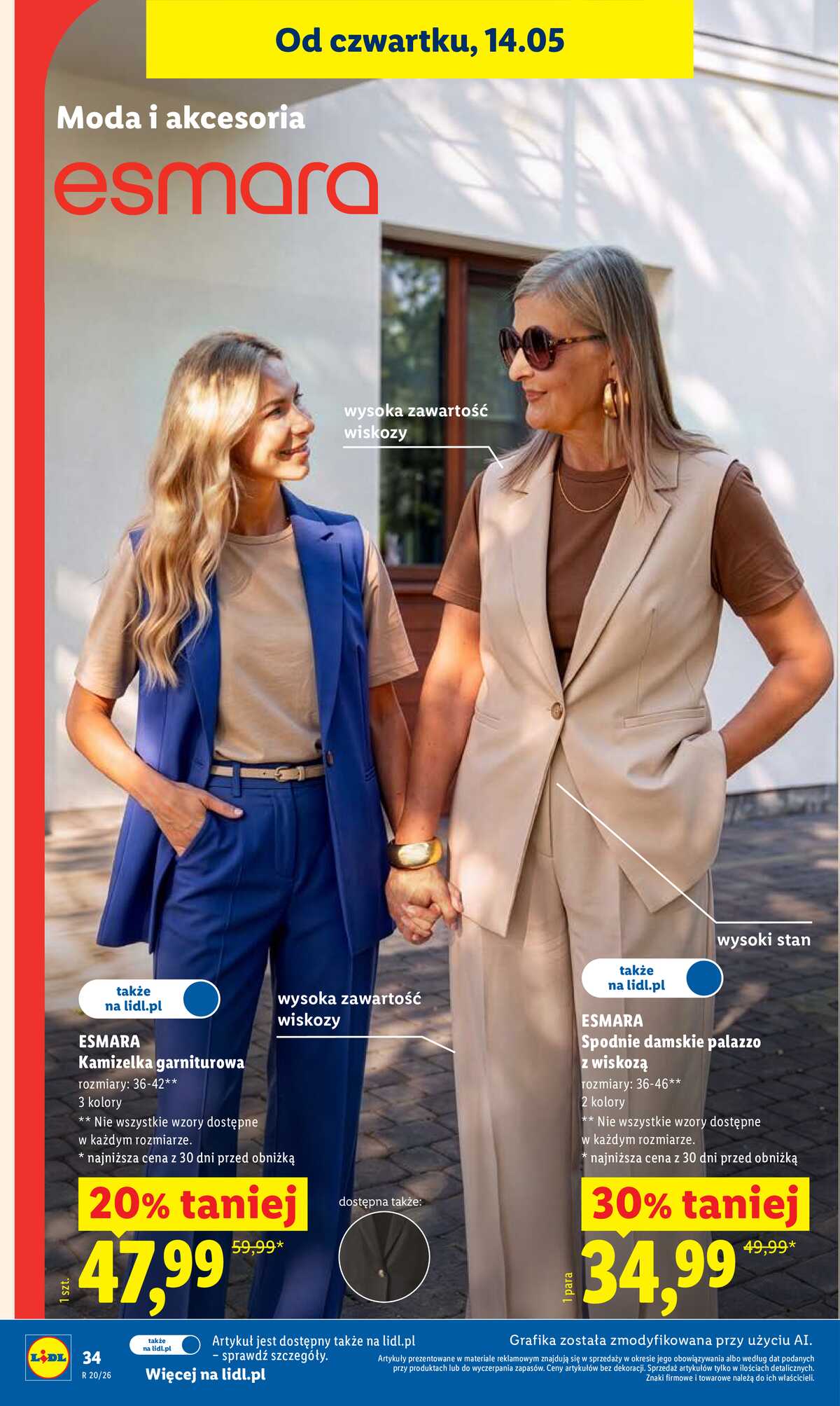 Leták Lidl Polsko 14.5.-16.5.2026 - Zpravodaj platný od 14.05 do 16.05 strana 34