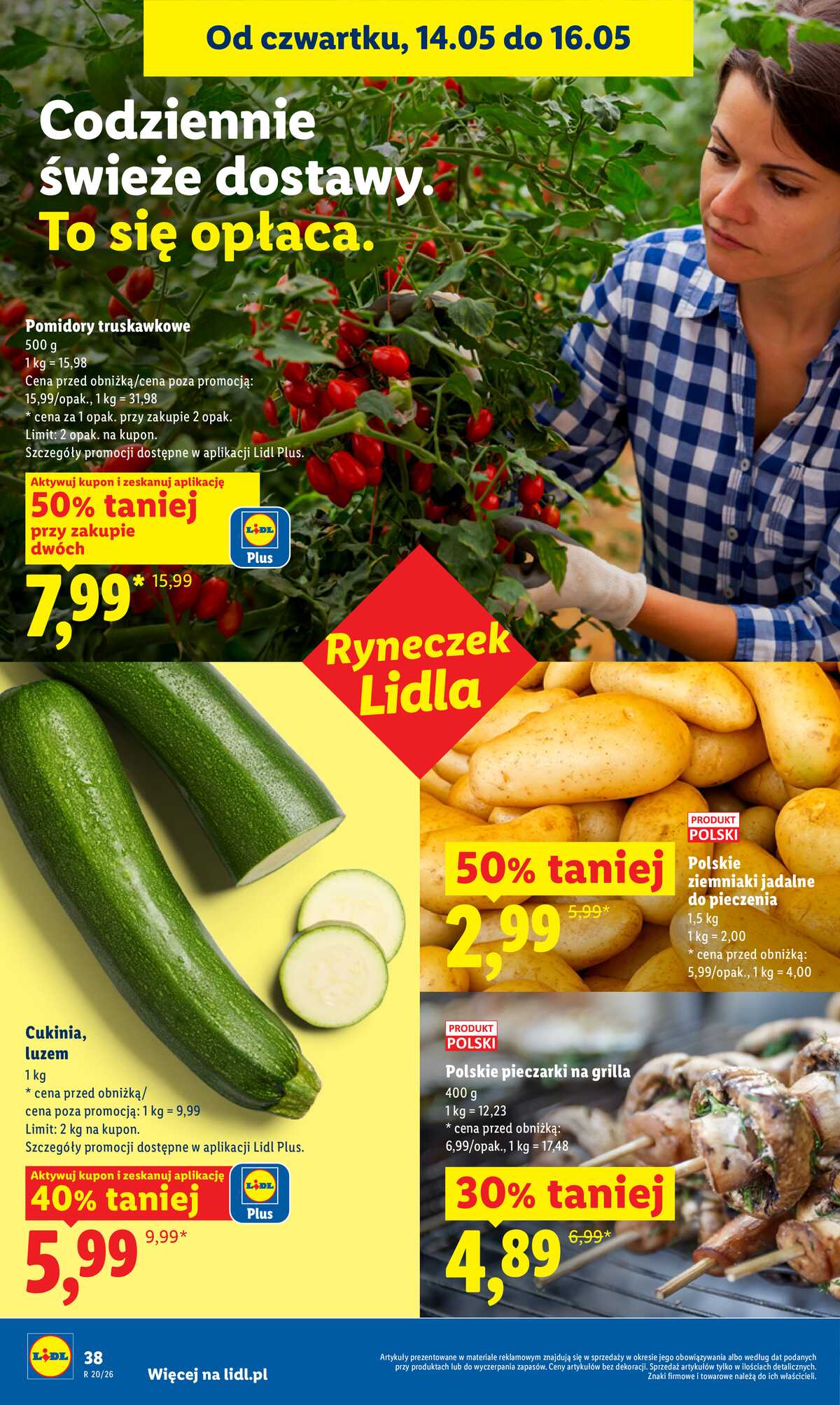 Leták Lidl Polsko 14.5.-16.5.2026 - Zpravodaj platný od 14.05 do 16.05 strana 38