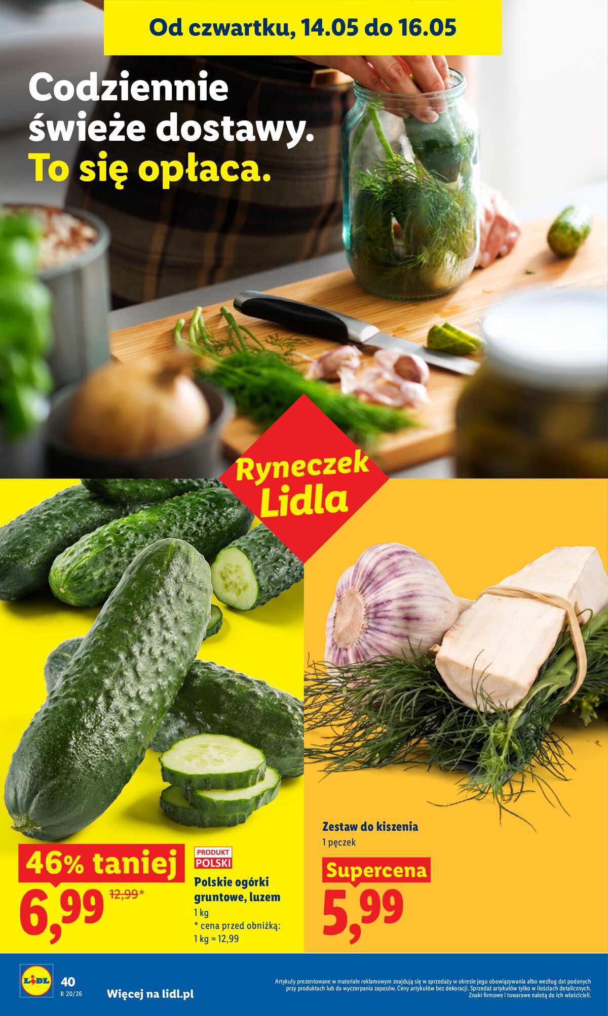Leták Lidl Polsko 14.5.-16.5.2026 - Zpravodaj platný od 14.05 do 16.05 strana 40