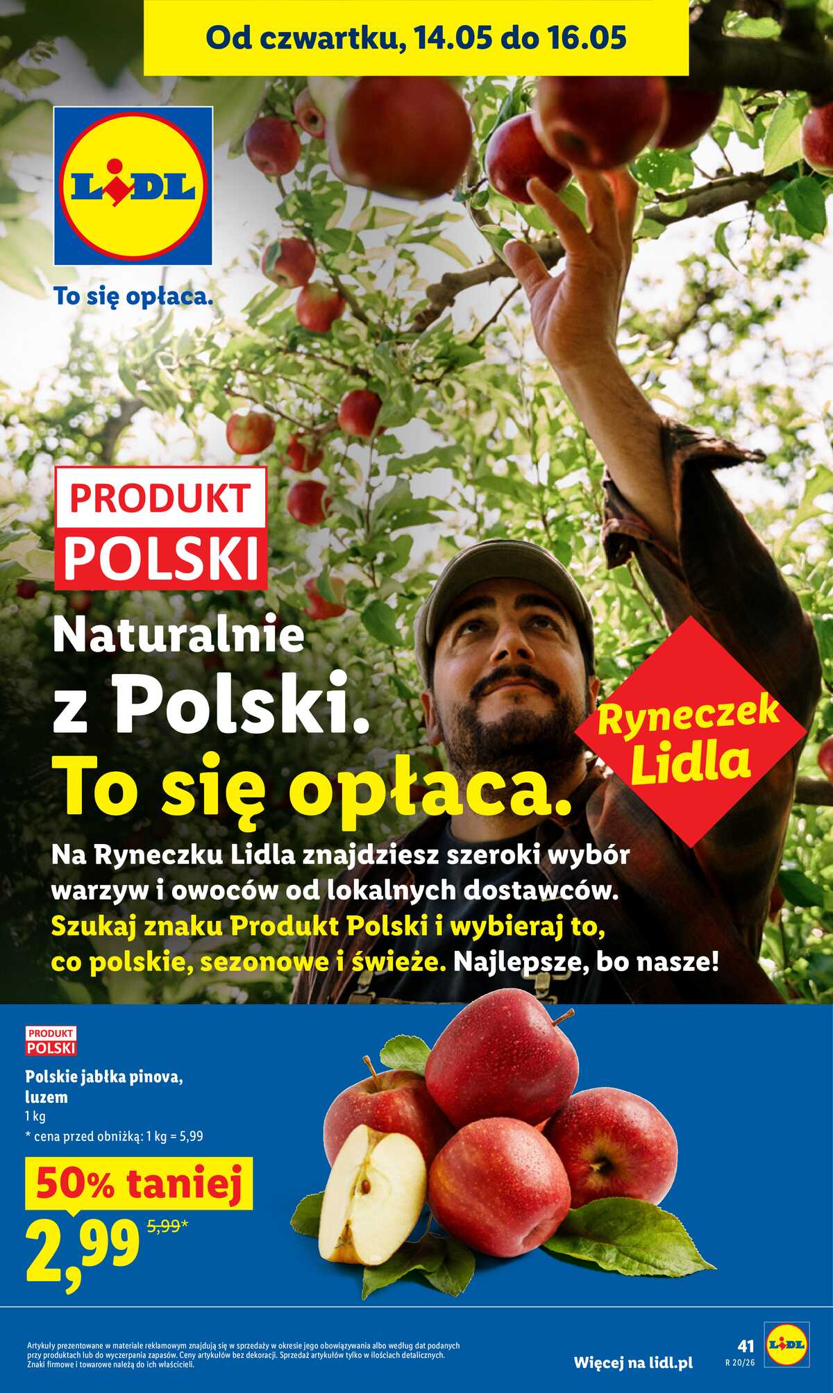 Leták Lidl Polsko 14.5.-16.5.2026 - Zpravodaj platný od 14.05 do 16.05 strana 41