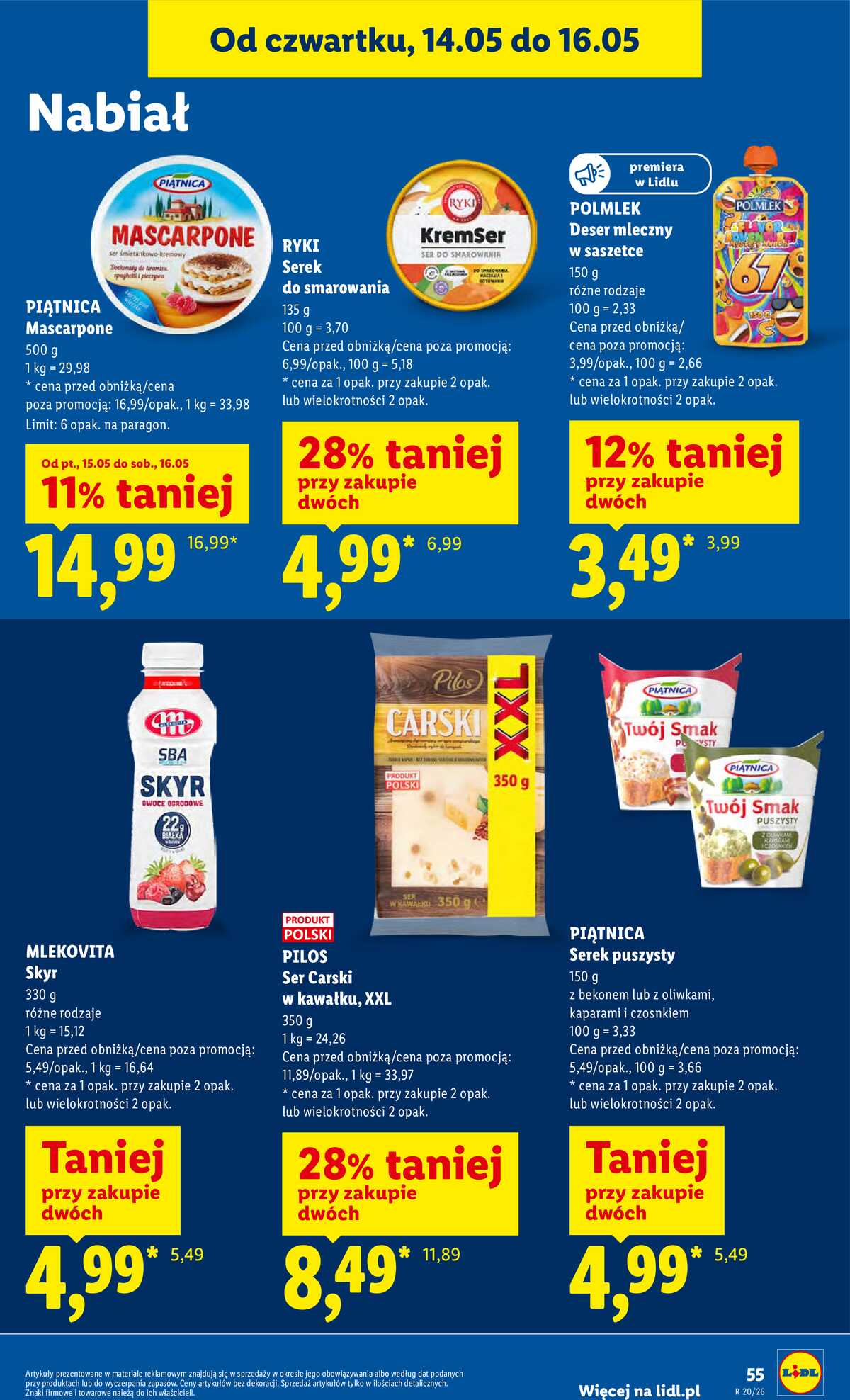 Leták Lidl Polsko 14.5.-16.5.2026 - Zpravodaj platný od 14.05 do 16.05 strana 59