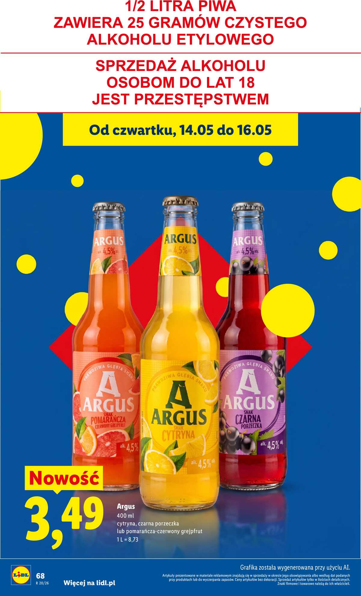 Leták Lidl Polsko 14.5.-16.5.2026 - Zpravodaj platný od 14.05 do 16.05 strana 74