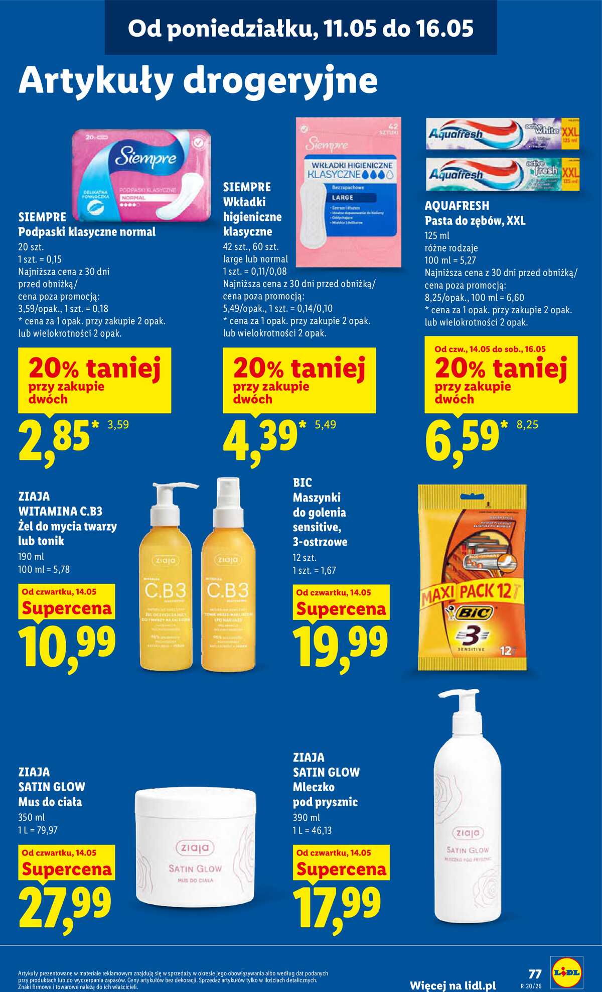Leták Lidl Polsko 14.5.-16.5.2026 - Zpravodaj platný od 14.05 do 16.05 strana 83