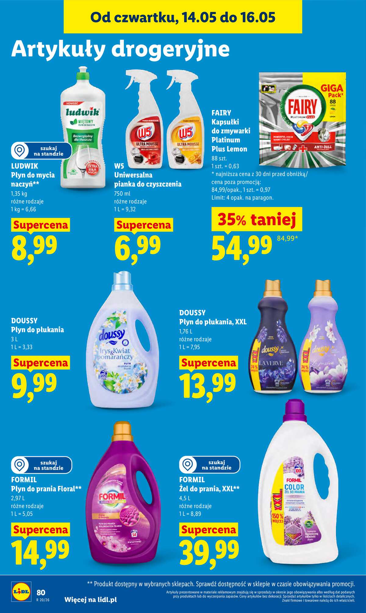 Leták Lidl Polsko 14.5.-16.5.2026 - Zpravodaj platný od 14.05 do 16.05 strana 86
