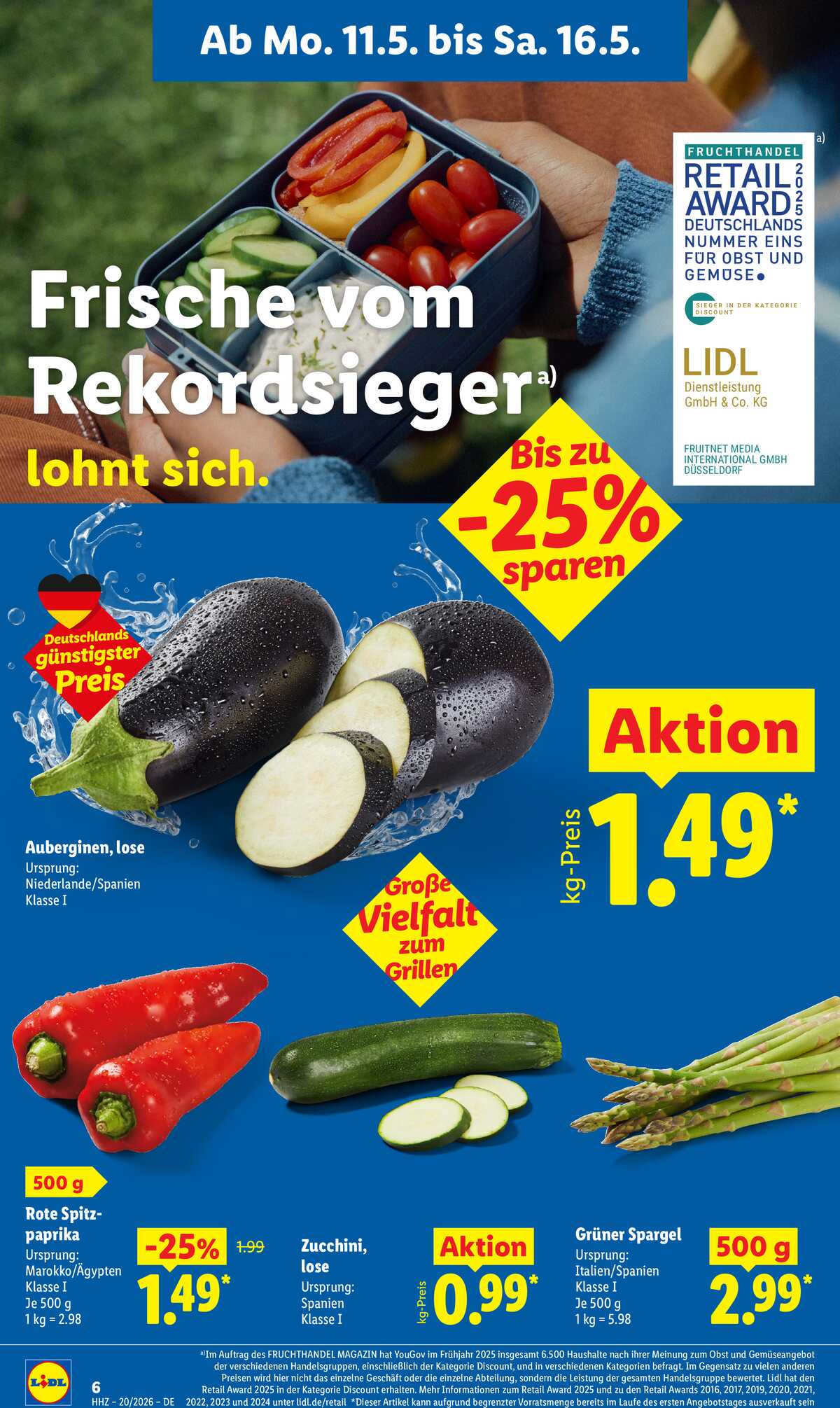 Leták Lidl Německo 11.5.-16.5.2026 strana 6
