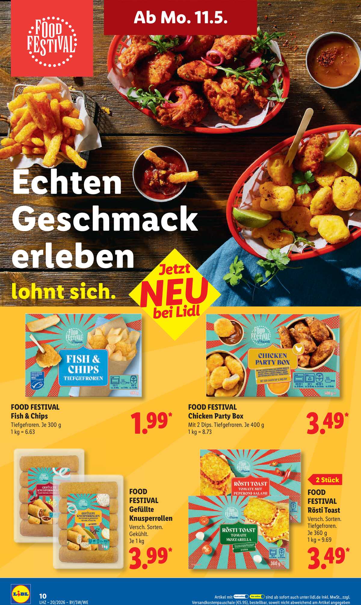 Leták Lidl Německo 11.5.-16.5.2026 strana 20