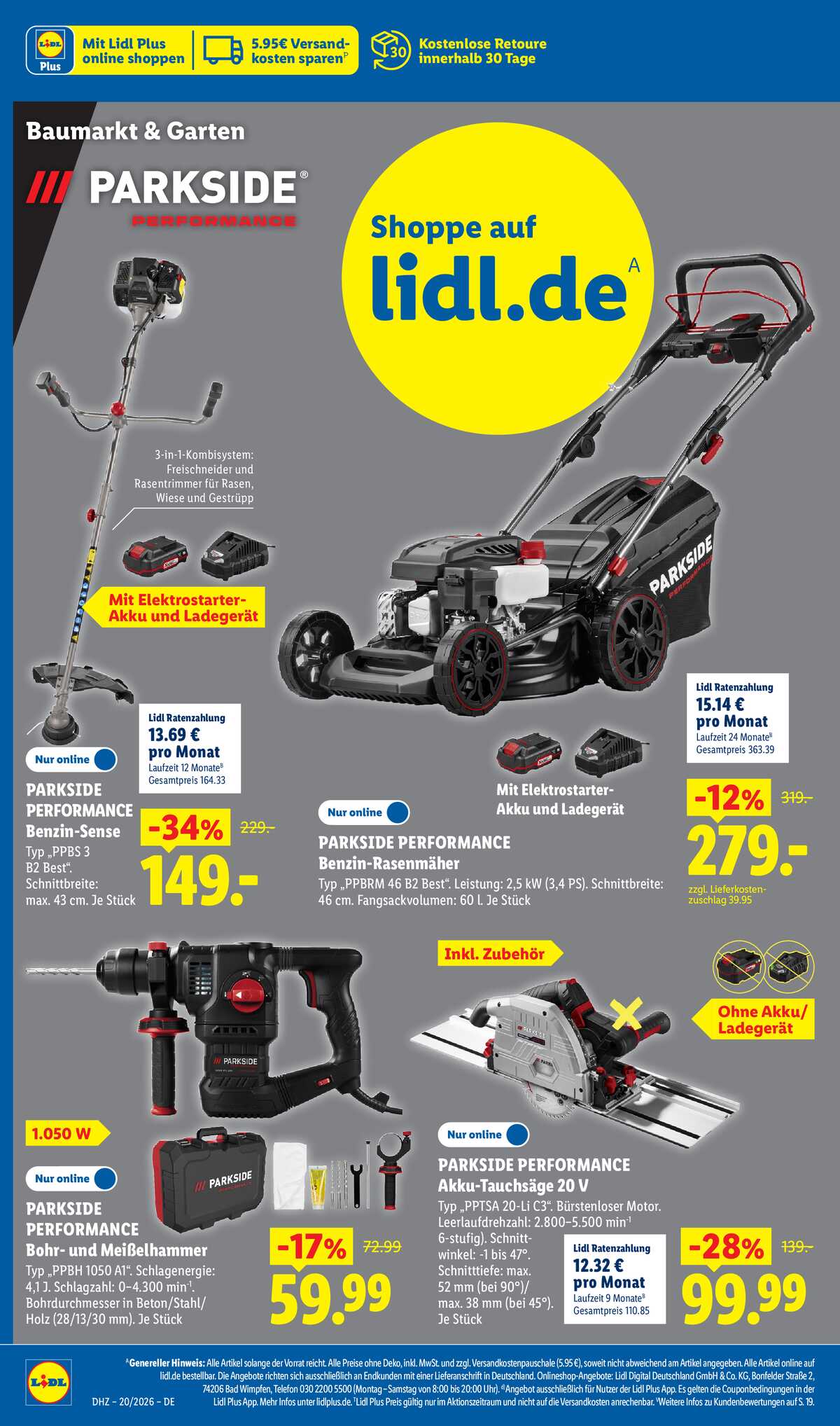 Leták Lidl Německo 11.5.-16.5.2026 strana 44