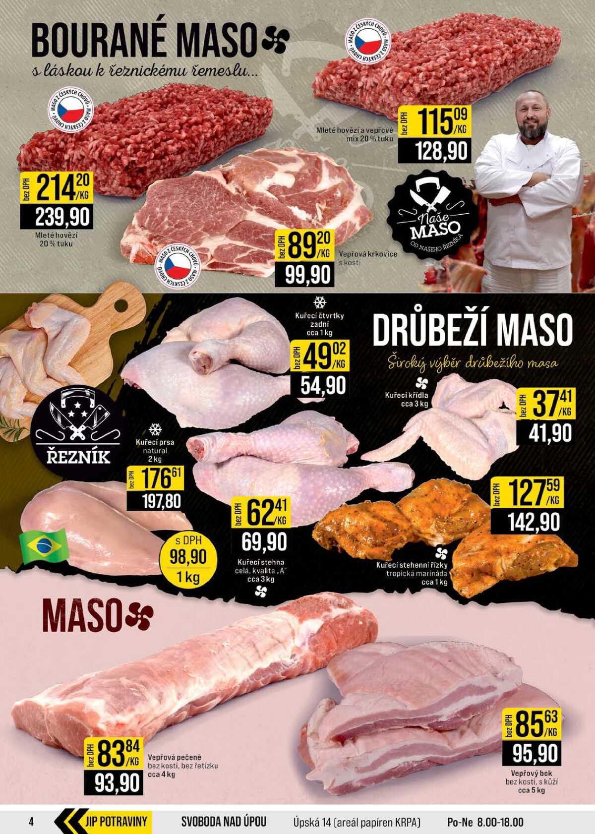 JIP Cash & Carry Brno, Praha, Ostrava, Jilemnice, Pardubice, Ostrava, Karlovy Vary, Olomouc a Zlín od 13.5. do 19.5.2026 strana 4