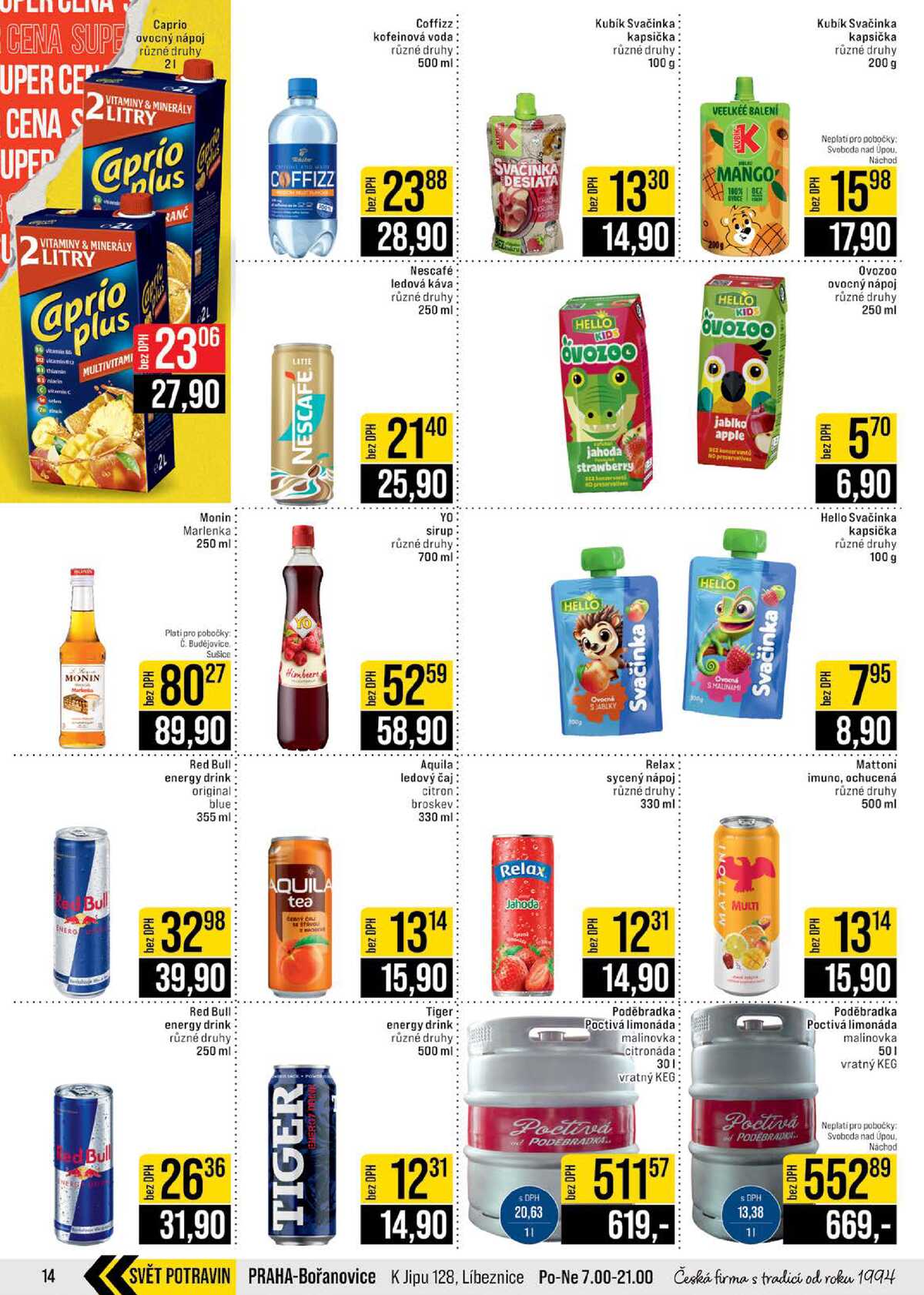 JIP Cash & Carry České Budějovice, Most, Náchod, Polička, Sušice a Svoboda nad Úpou od 13.5. do 19.5.2026 strana 14