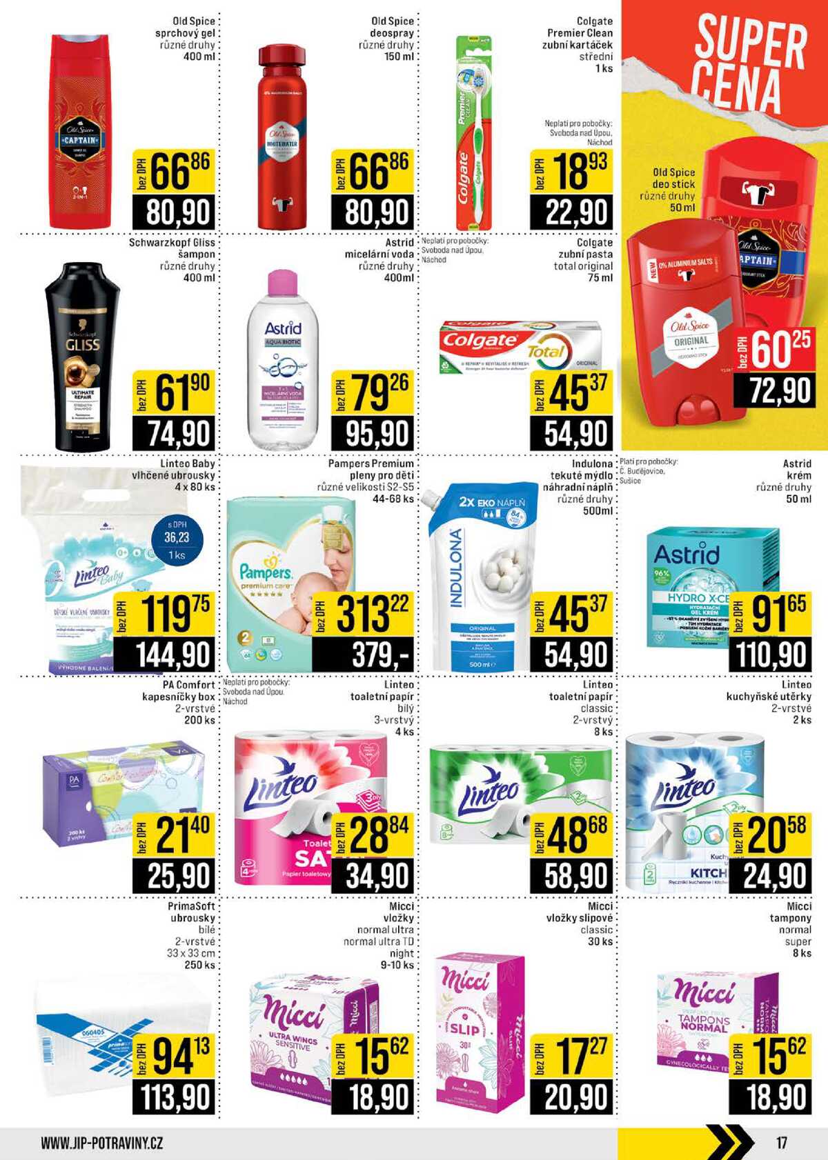 JIP Cash & Carry České Budějovice, Most, Náchod, Polička, Sušice a Svoboda nad Úpou od 13.5. do 19.5.2026 strana 17