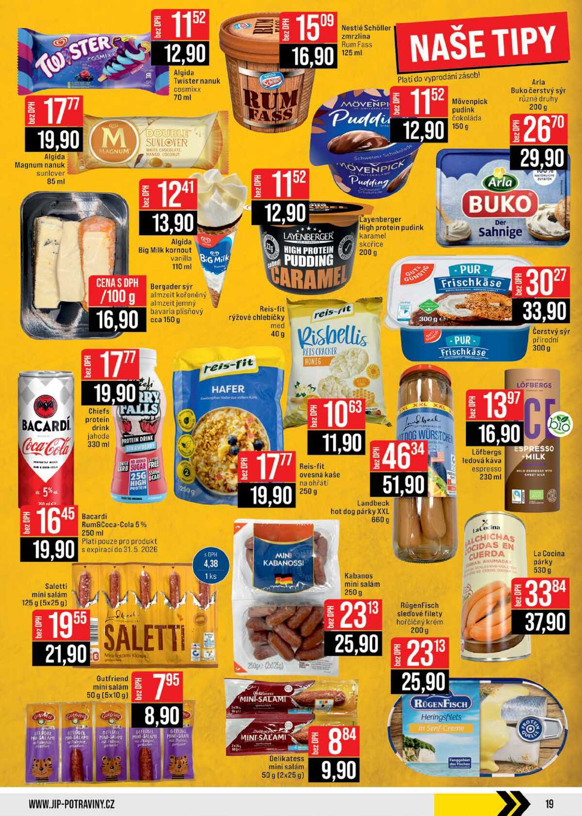 JIP Cash & Carry České Budějovice, Most, Náchod, Polička, Sušice a Svoboda nad Úpou od 13.5. do 19.5.2026 strana 19