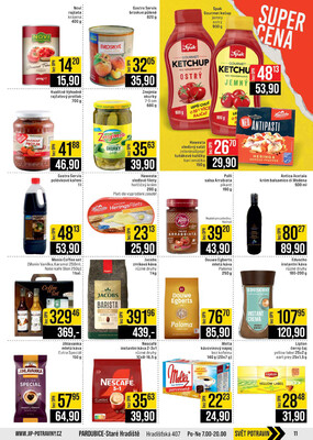 JIP Cash & Carry České Budějovice, Most, Náchod, Polička, Sušice a Svoboda nad Úpou od 13.5. do 19.5.2026