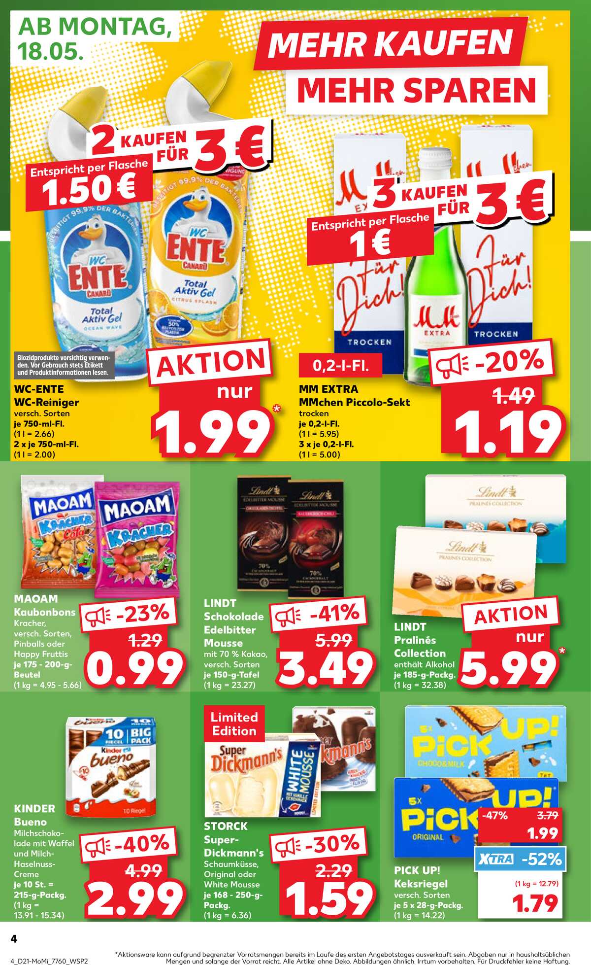 Leták Kaufland Německo 18.5.-20.5.2026 strana 4