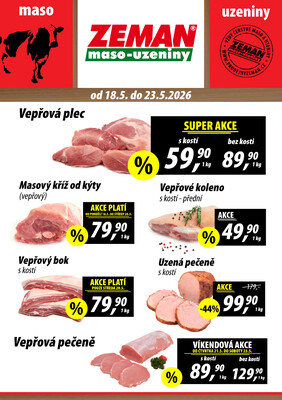 ZEMAN maso-uzeniny letáky