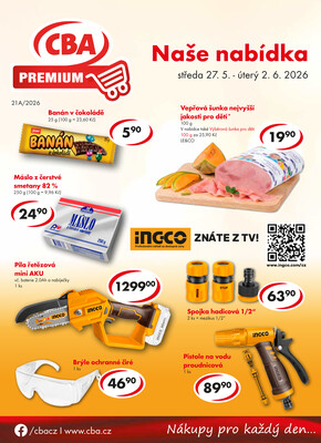 CBA Premium od 27.5. do 2.6.2026