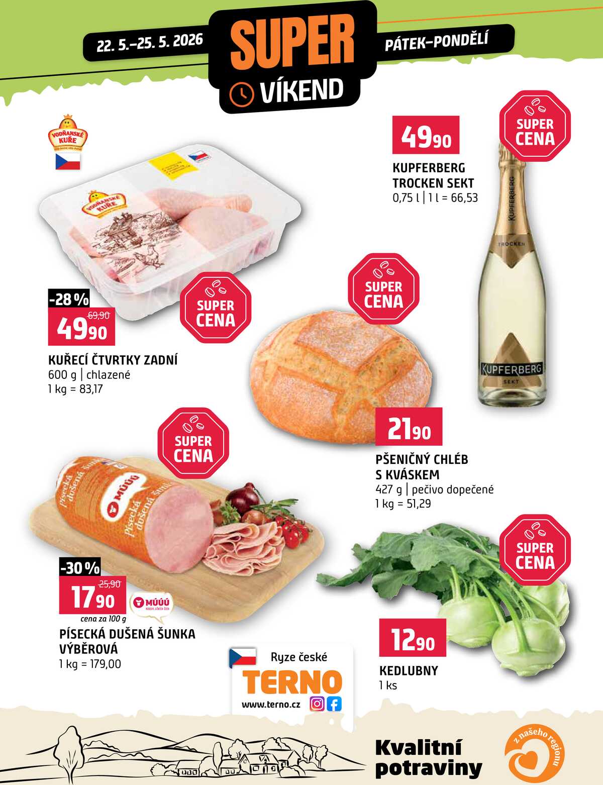 Terno Víkendová akce od 22.5. do 25.5.2026 strana 1
